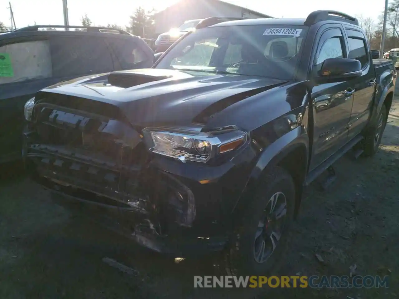 2 Photograph of a damaged car 3TMCZ5AN6KM220057 TOYOTA TACOMA 2019