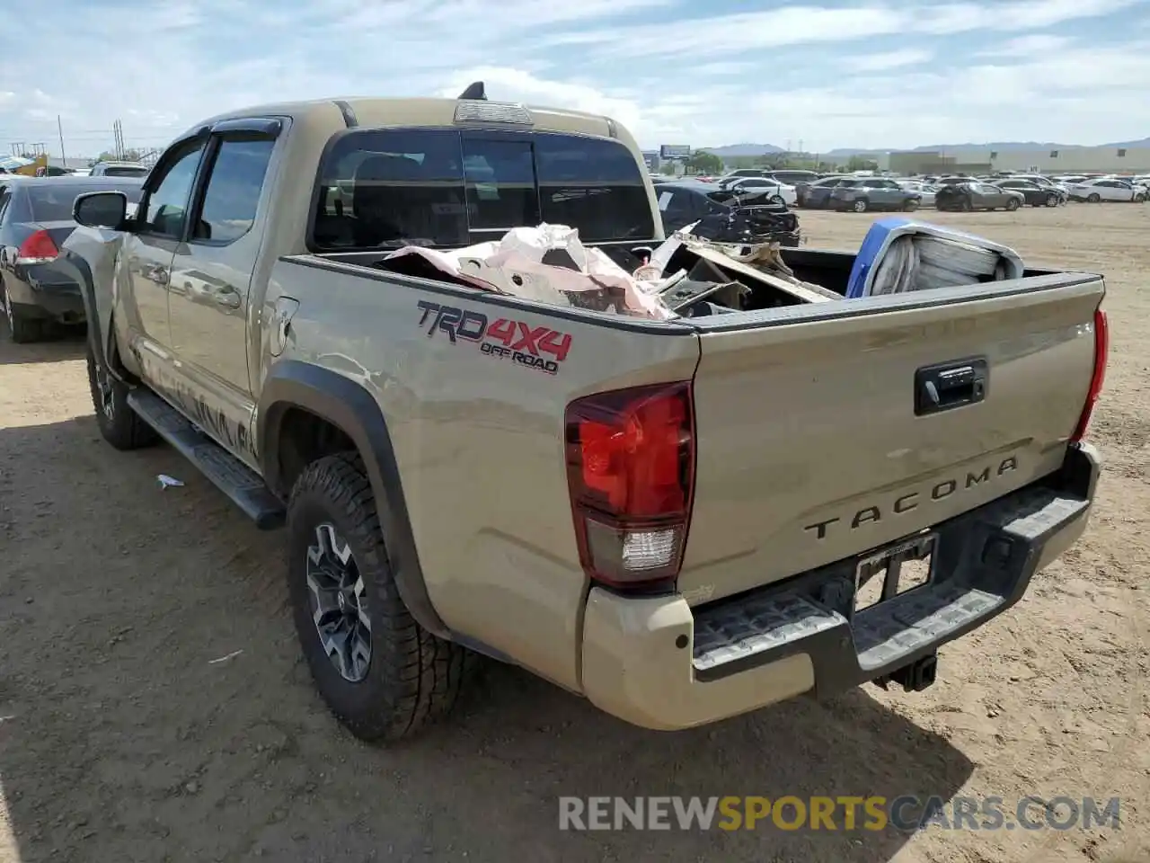 3 Photograph of a damaged car 3TMCZ5AN6KM221760 TOYOTA TACOMA 2019