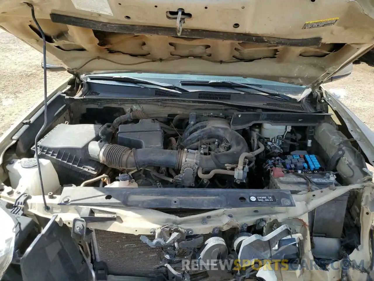 7 Photograph of a damaged car 3TMCZ5AN6KM221760 TOYOTA TACOMA 2019