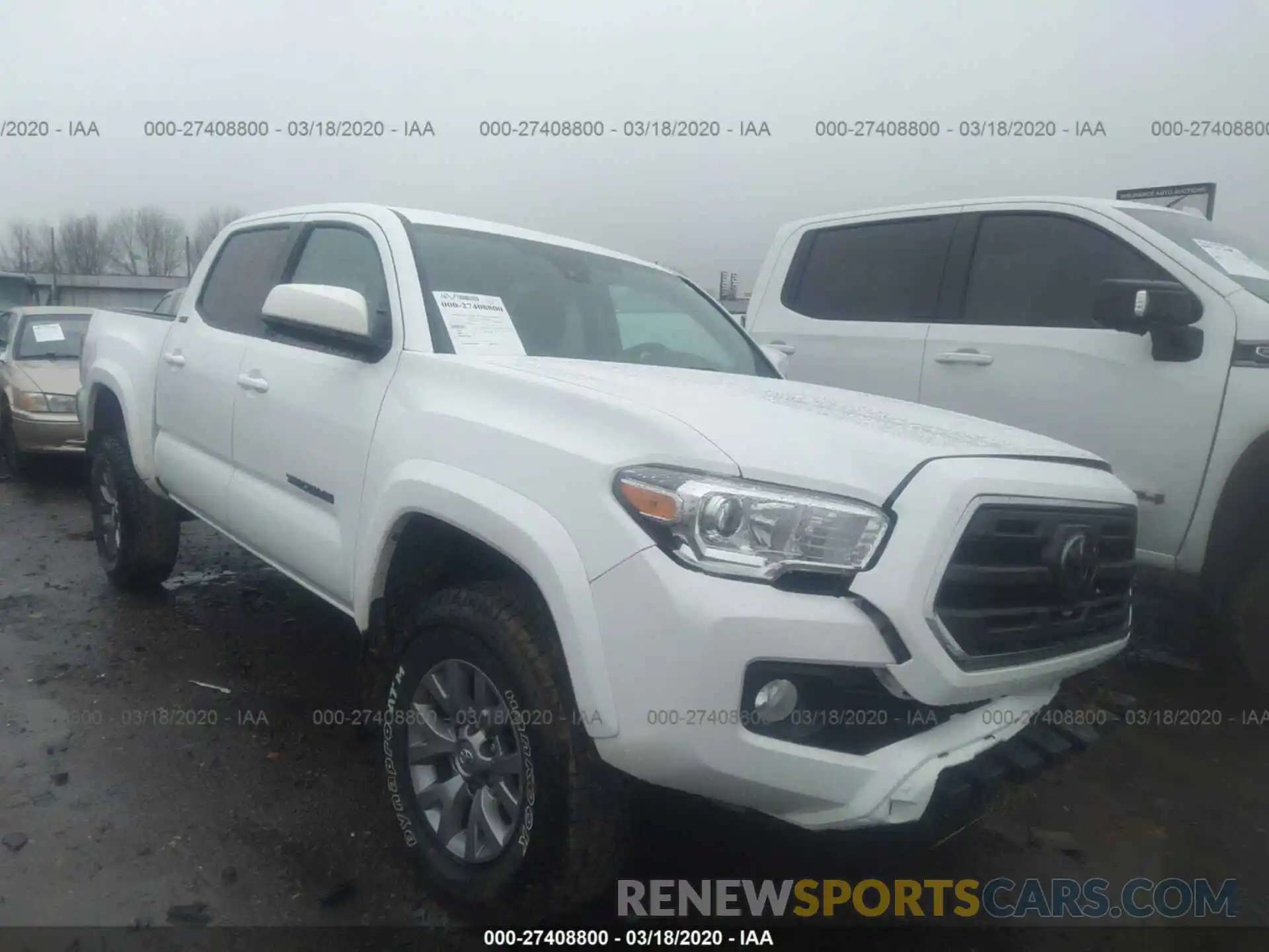 1 Photograph of a damaged car 3TMCZ5AN6KM222648 TOYOTA TACOMA 2019