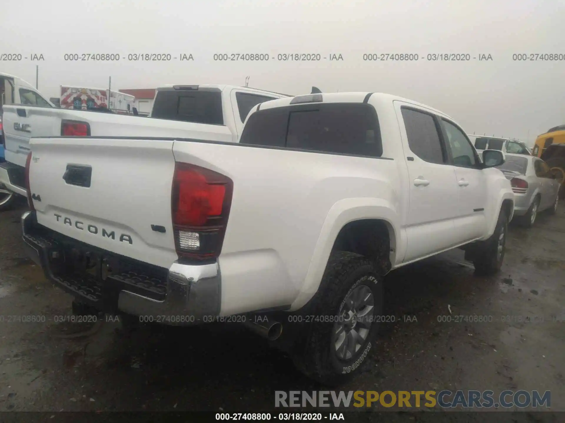 4 Photograph of a damaged car 3TMCZ5AN6KM222648 TOYOTA TACOMA 2019