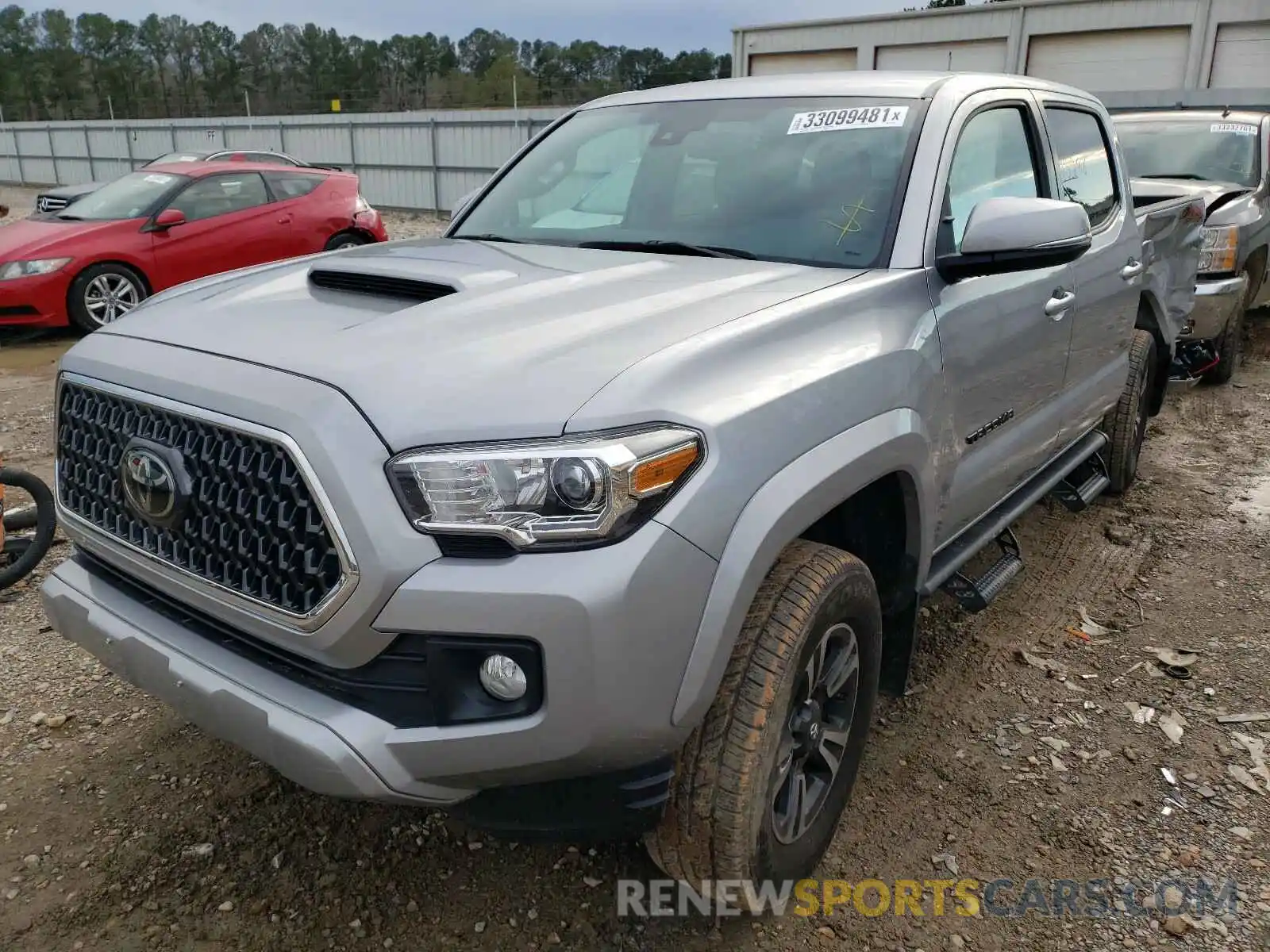 2 Photograph of a damaged car 3TMCZ5AN6KM223394 TOYOTA TACOMA 2019