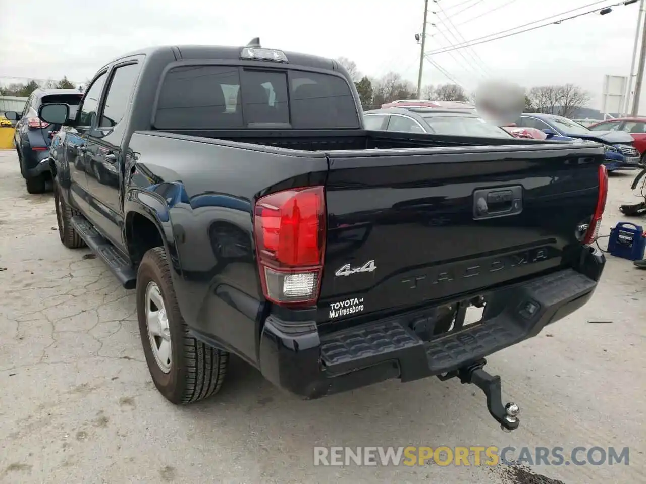 3 Photograph of a damaged car 3TMCZ5AN6KM224867 TOYOTA TACOMA 2019