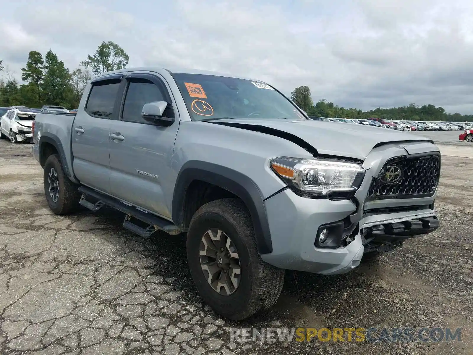 1 Photograph of a damaged car 3TMCZ5AN6KM225789 TOYOTA TACOMA 2019