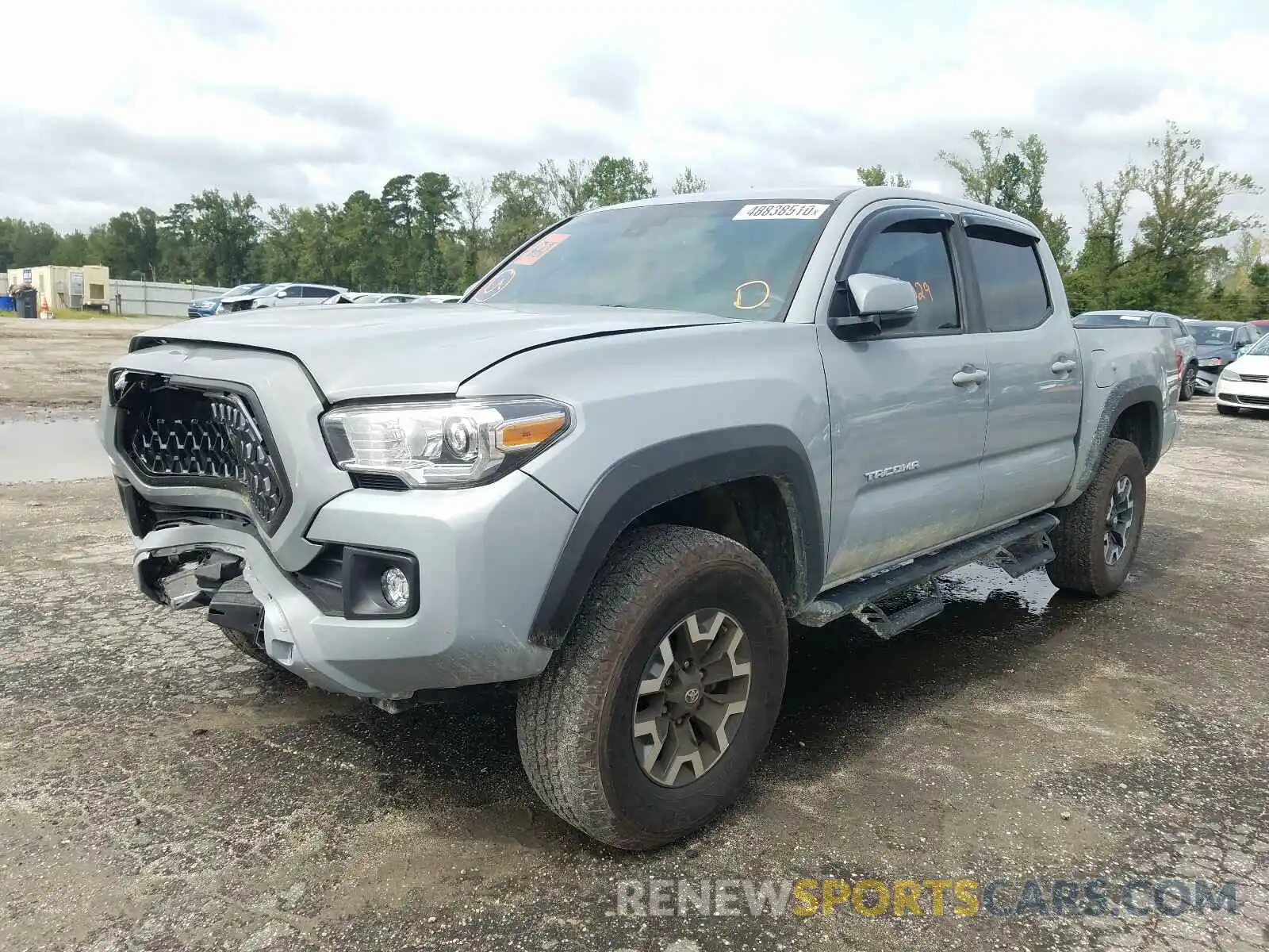 2 Photograph of a damaged car 3TMCZ5AN6KM225789 TOYOTA TACOMA 2019