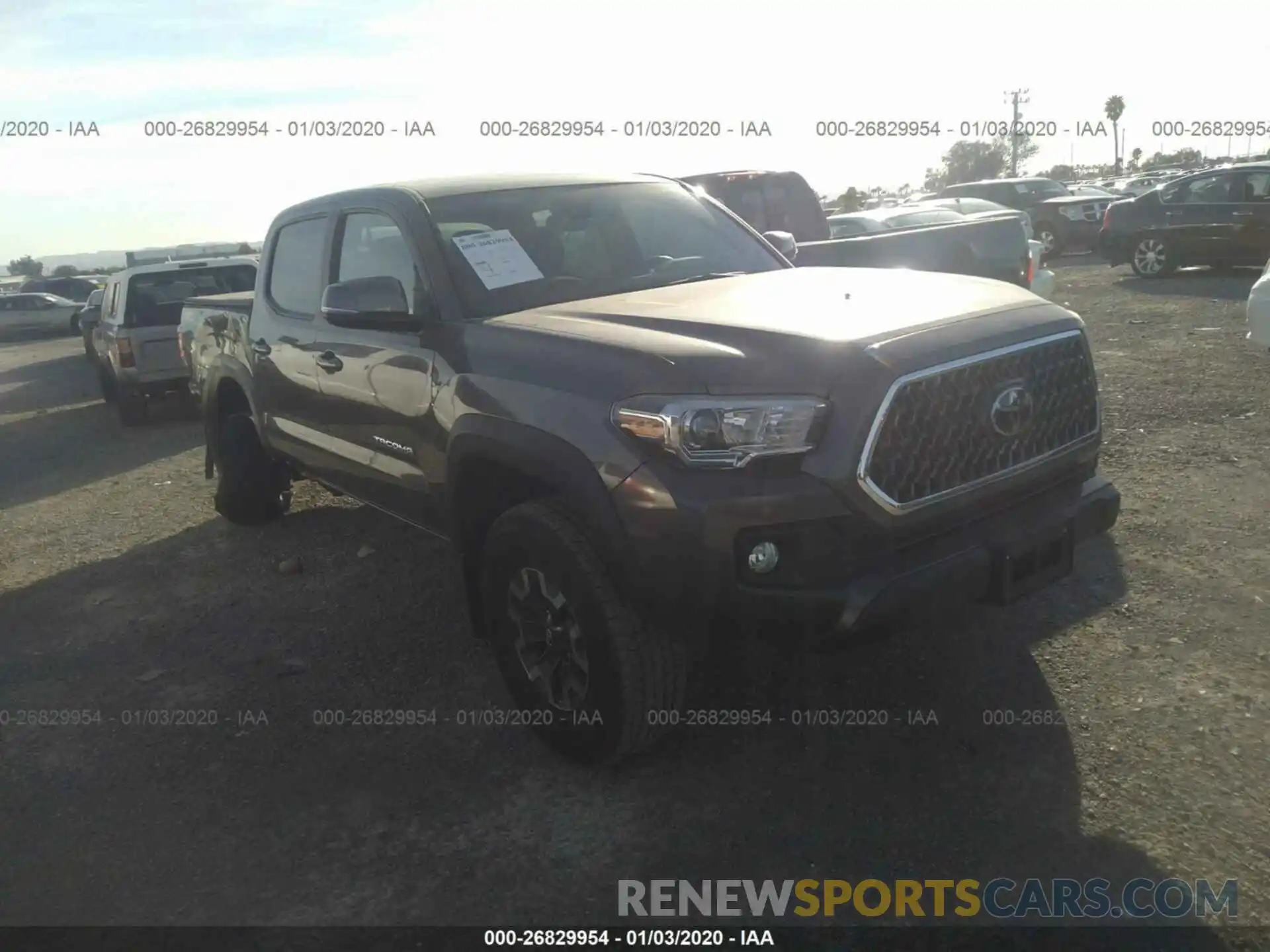 1 Фотография поврежденного автомобиля 3TMCZ5AN6KM226019 TOYOTA TACOMA 2019