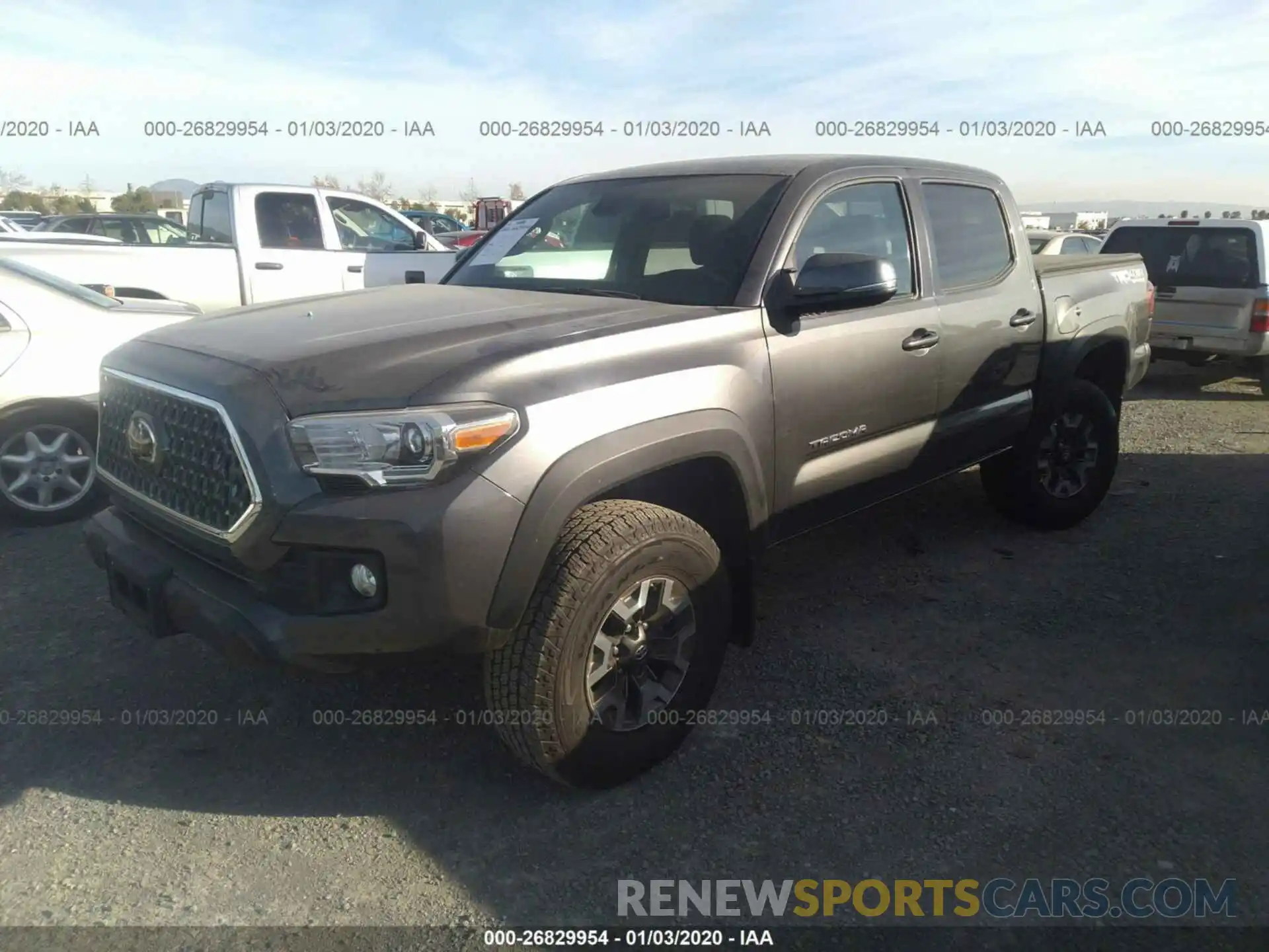 2 Фотография поврежденного автомобиля 3TMCZ5AN6KM226019 TOYOTA TACOMA 2019