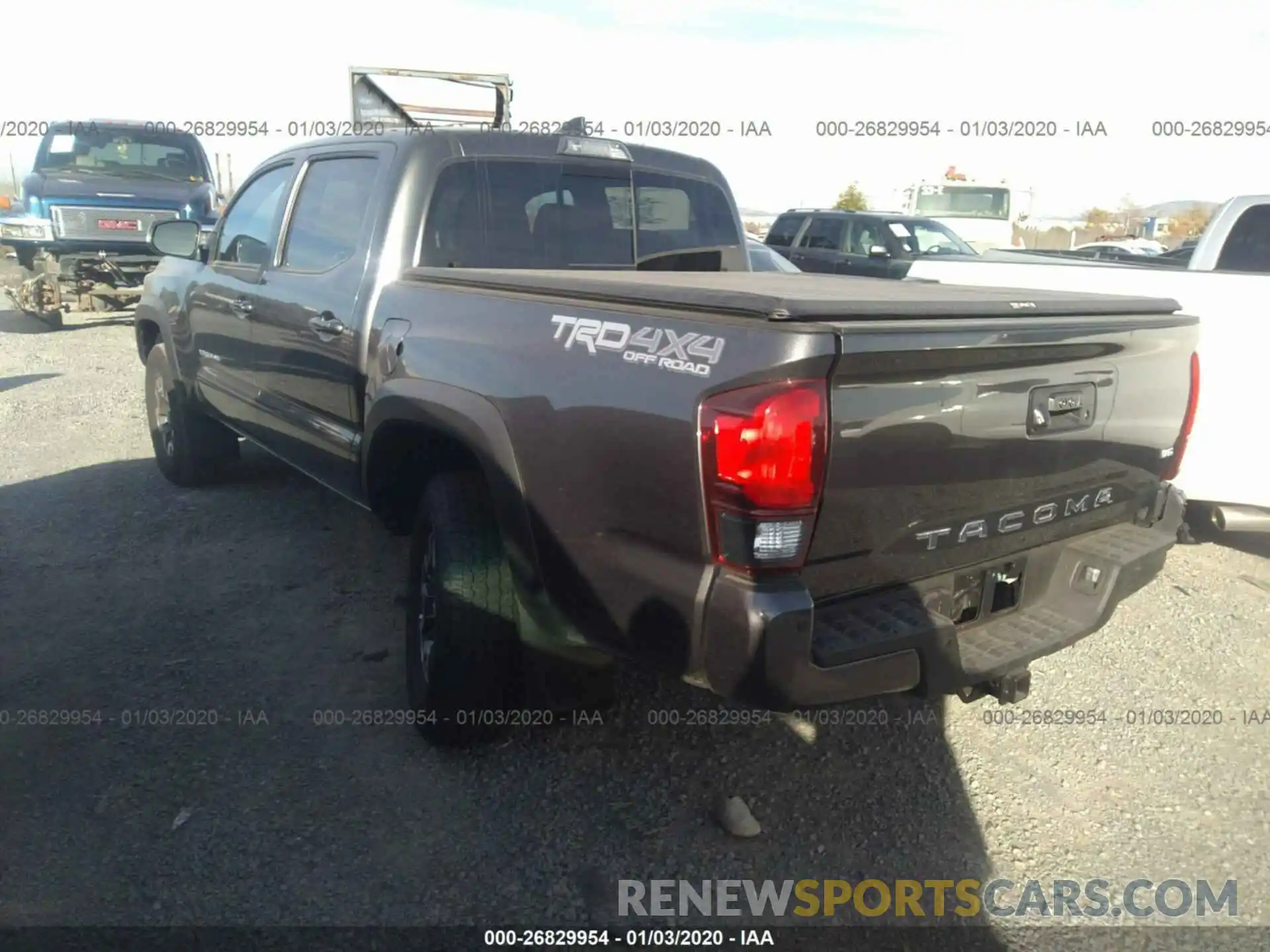 3 Photograph of a damaged car 3TMCZ5AN6KM226019 TOYOTA TACOMA 2019