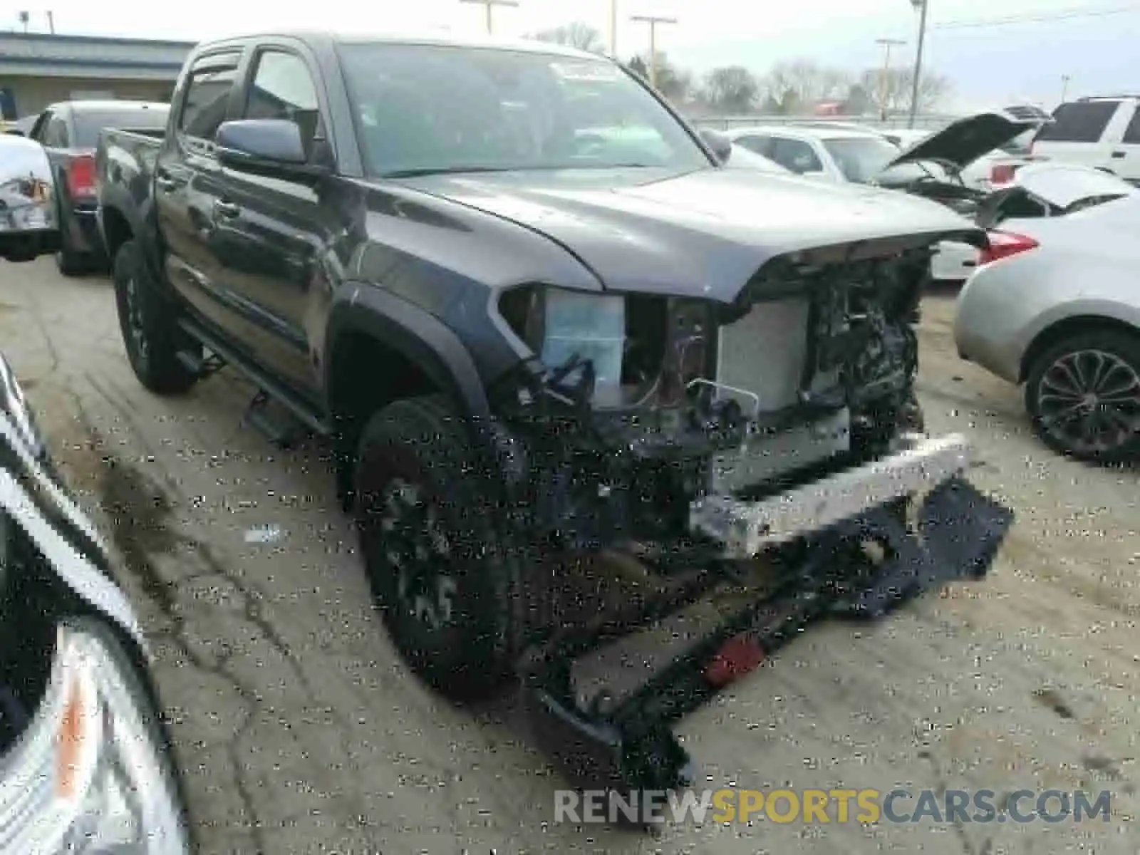 1 Photograph of a damaged car 3TMCZ5AN6KM227333 TOYOTA TACOMA 2019