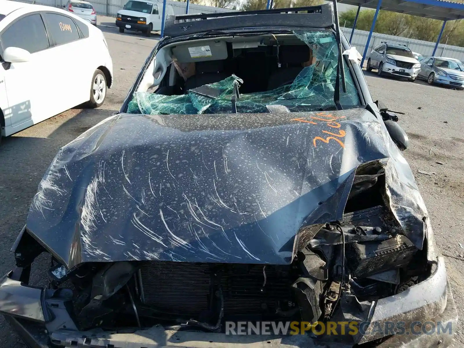 7 Photograph of a damaged car 3TMCZ5AN6KM228319 TOYOTA TACOMA 2019