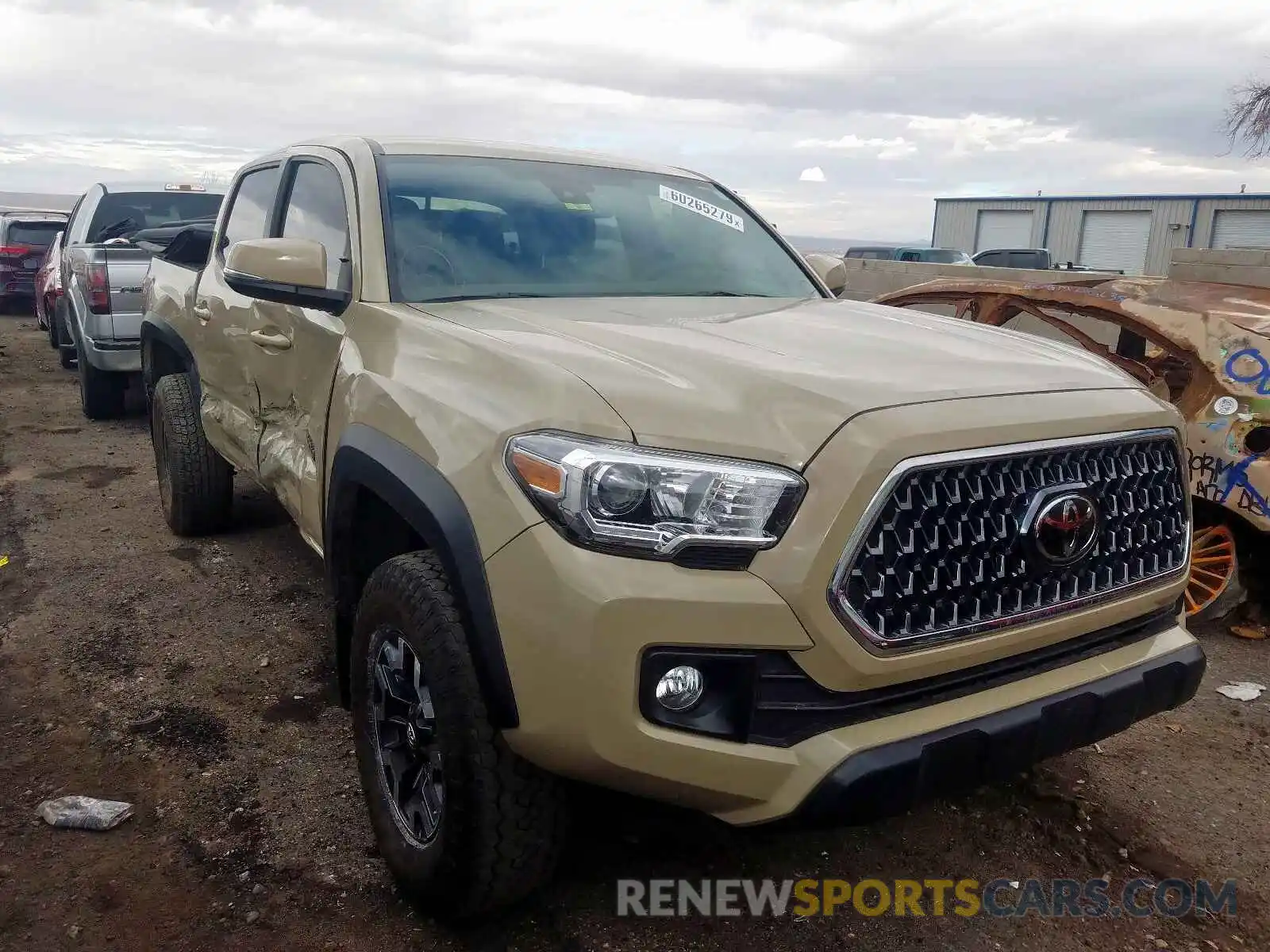 1 Photograph of a damaged car 3TMCZ5AN6KM230345 TOYOTA TACOMA 2019