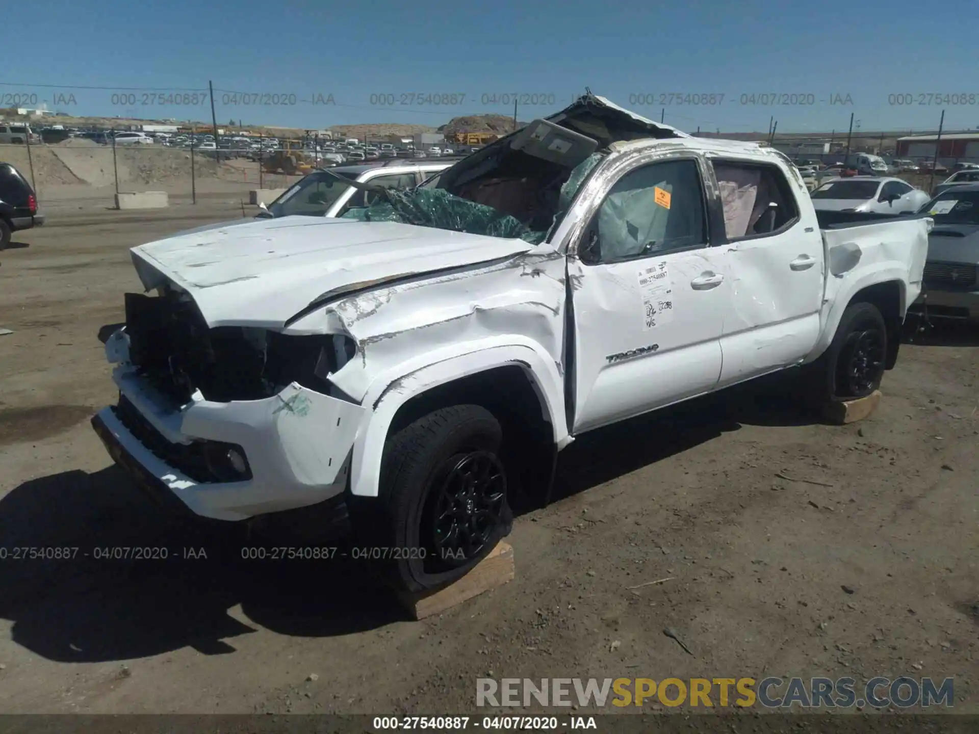 2 Photograph of a damaged car 3TMCZ5AN6KM230667 TOYOTA TACOMA 2019