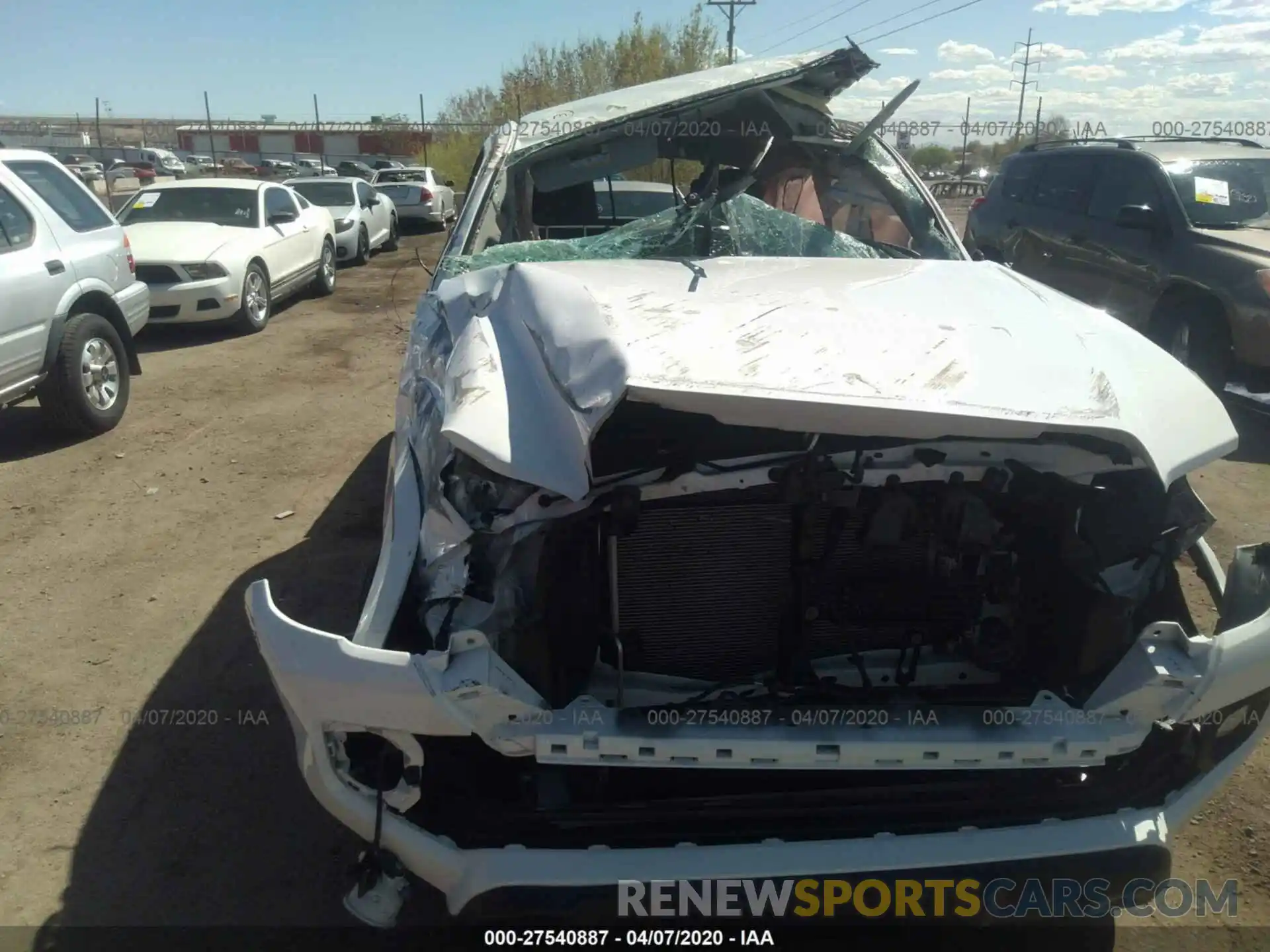 6 Photograph of a damaged car 3TMCZ5AN6KM230667 TOYOTA TACOMA 2019