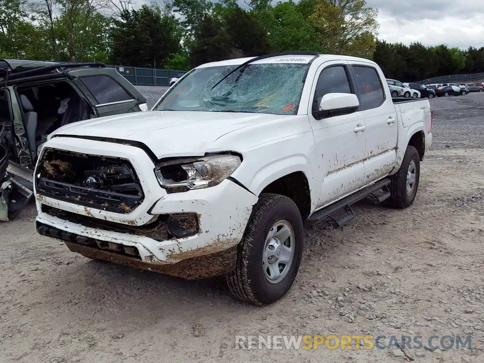 2 Photograph of a damaged car 3TMCZ5AN6KM230751 TOYOTA TACOMA 2019