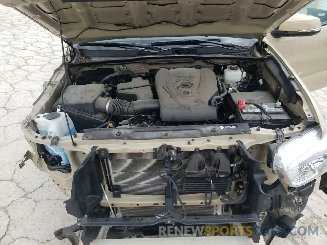 7 Photograph of a damaged car 3TMCZ5AN6KM232273 TOYOTA TACOMA 2019