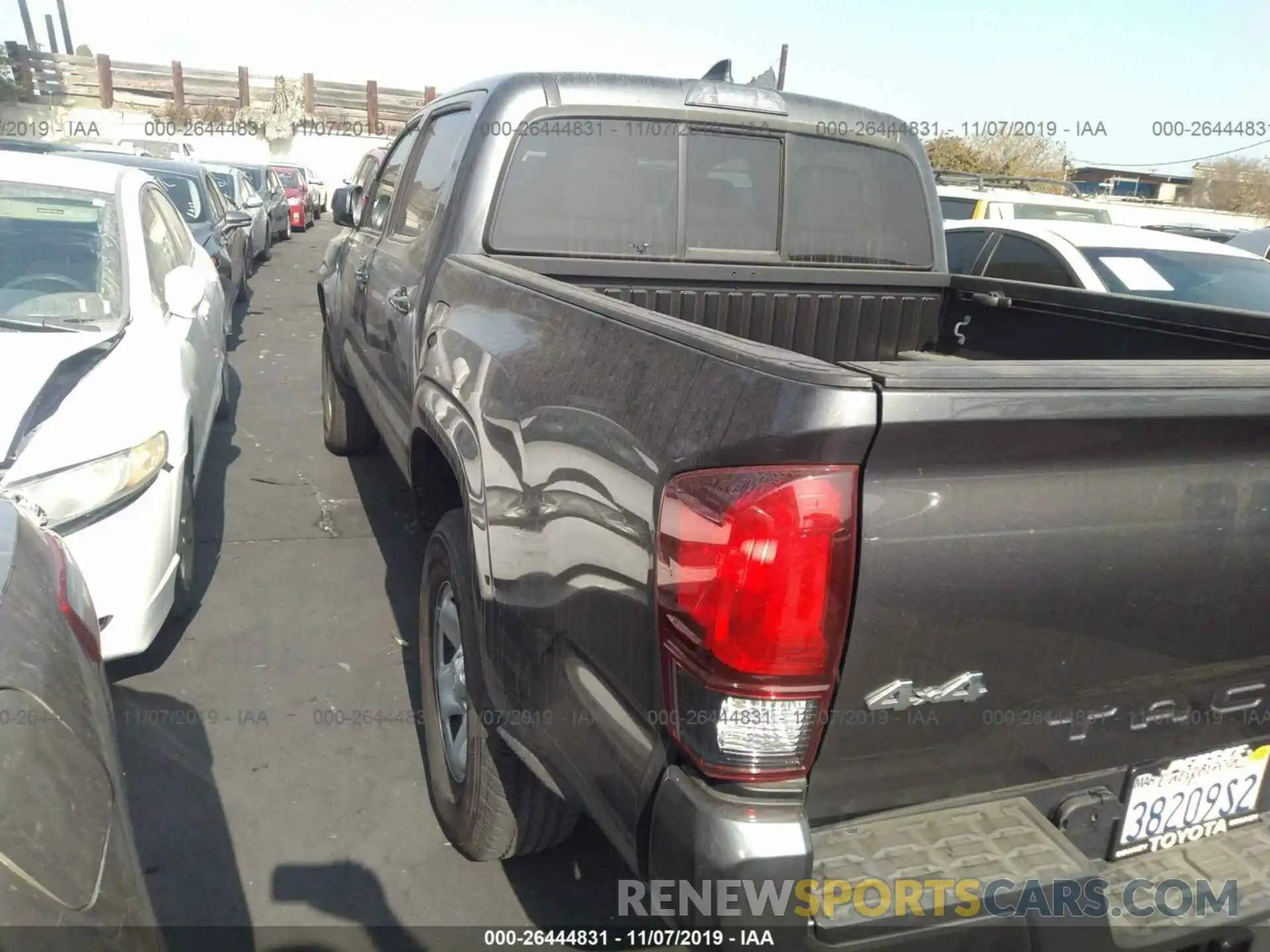 3 Photograph of a damaged car 3TMCZ5AN6KM232919 TOYOTA TACOMA 2019