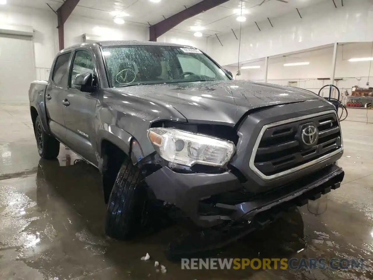 1 Photograph of a damaged car 3TMCZ5AN6KM232922 TOYOTA TACOMA 2019