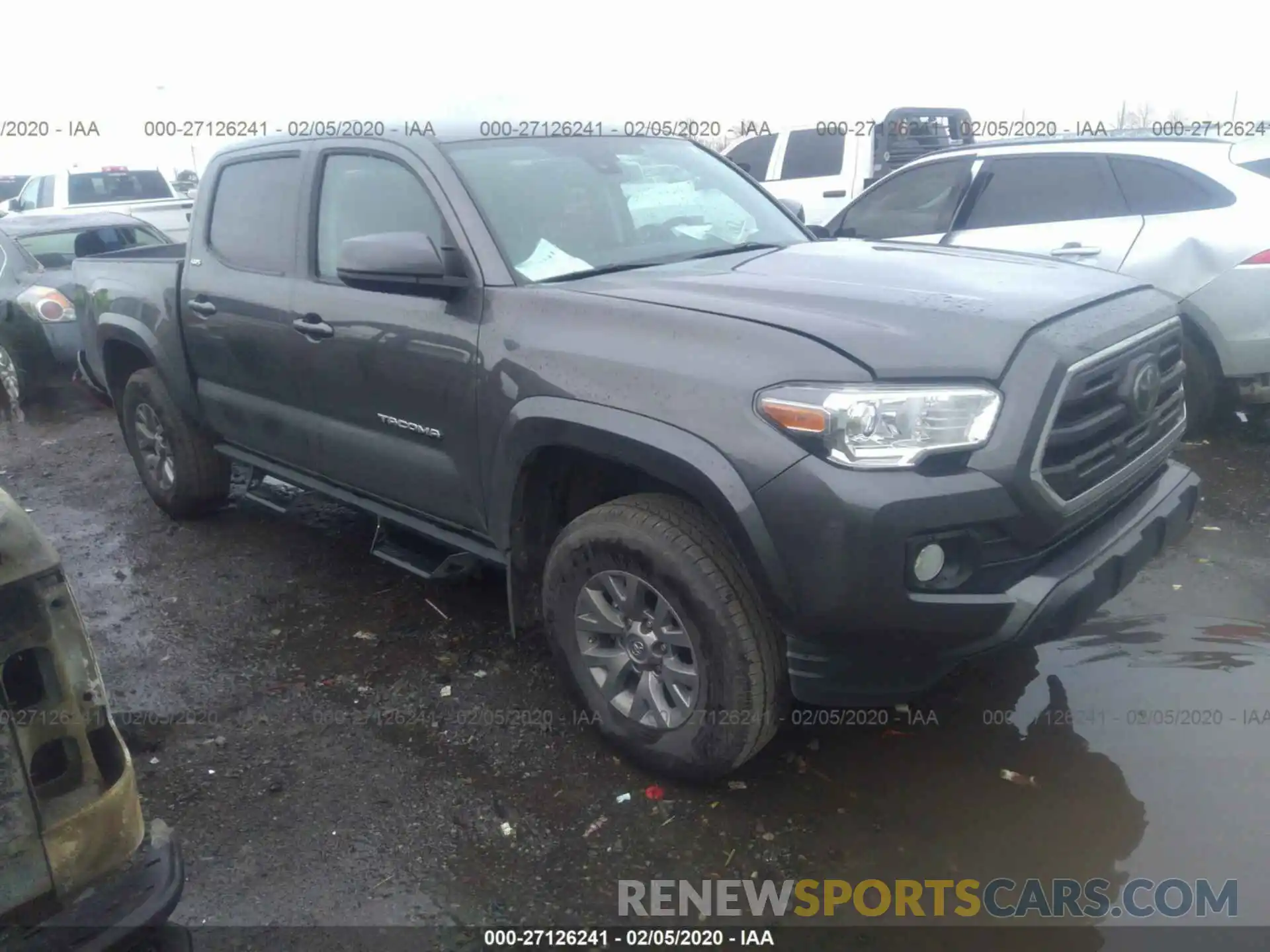 1 Photograph of a damaged car 3TMCZ5AN6KM232970 TOYOTA TACOMA 2019