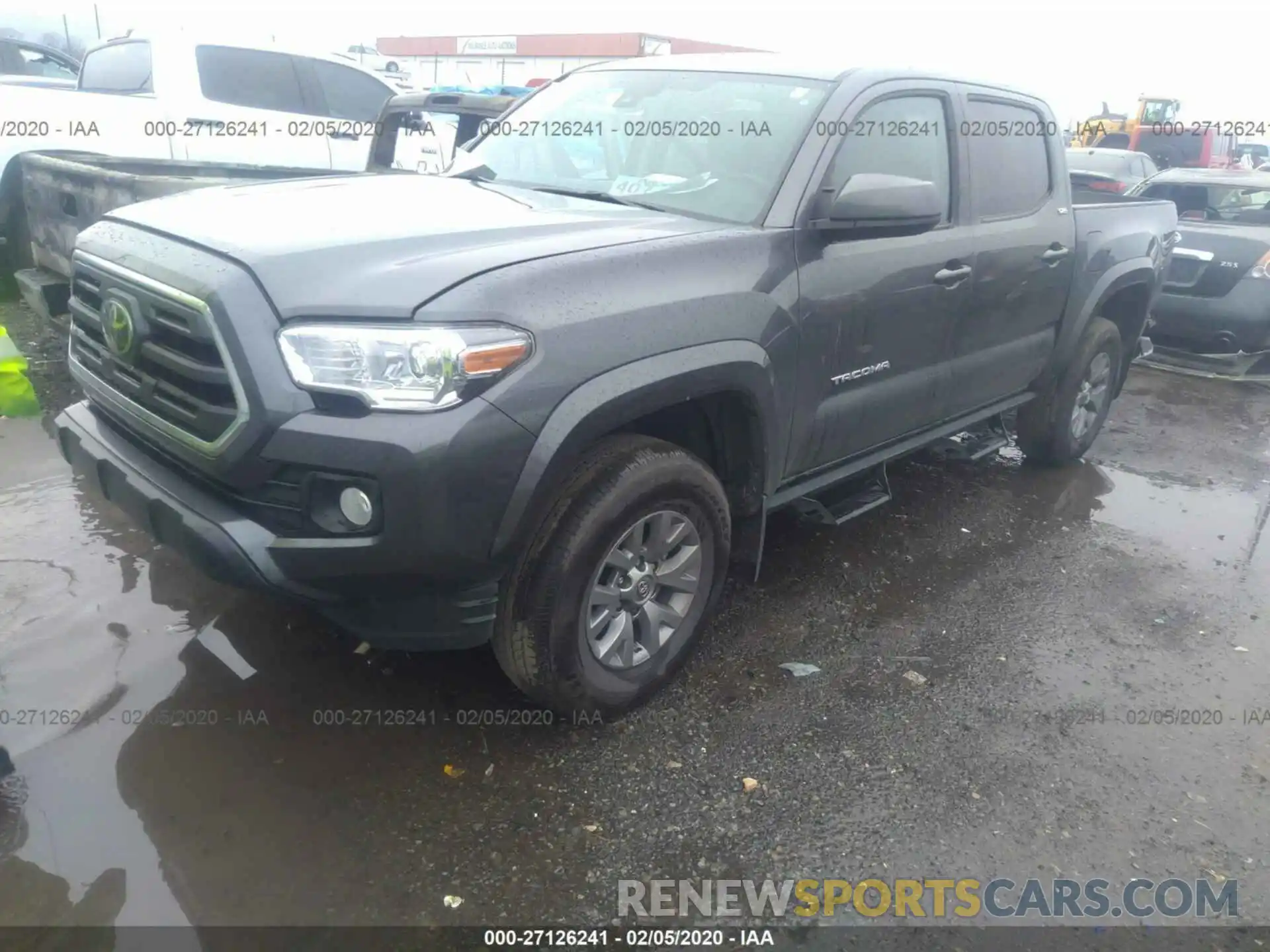 2 Photograph of a damaged car 3TMCZ5AN6KM232970 TOYOTA TACOMA 2019