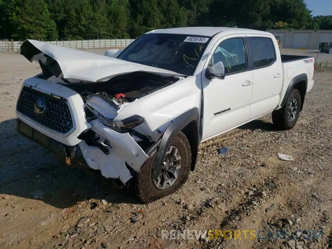 2 Photograph of a damaged car 3TMCZ5AN6KM236100 TOYOTA TACOMA 2019