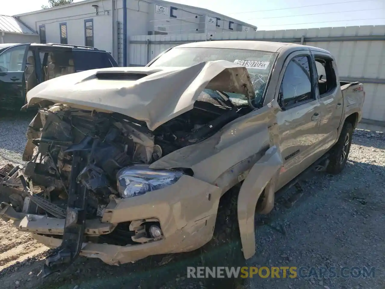 2 Photograph of a damaged car 3TMCZ5AN6KM238414 TOYOTA TACOMA 2019