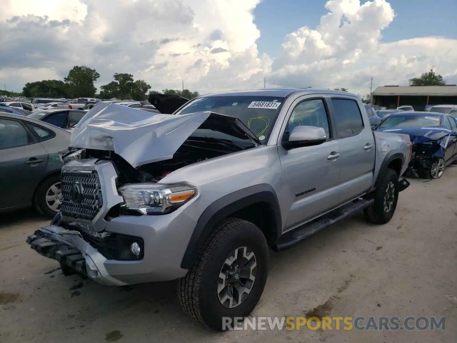 2 Фотография поврежденного автомобиля 3TMCZ5AN6KM239837 TOYOTA TACOMA 2019