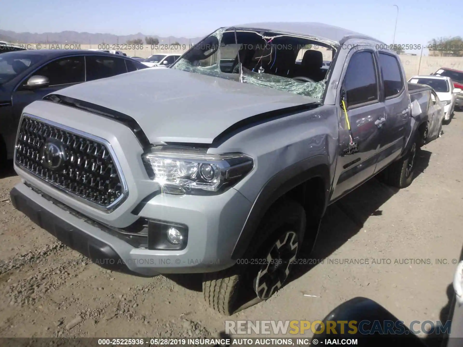 2 Photograph of a damaged car 3TMCZ5AN6KM245007 TOYOTA TACOMA 2019