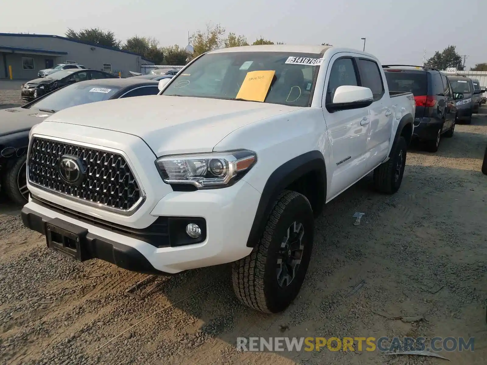 2 Photograph of a damaged car 3TMCZ5AN6KM246478 TOYOTA TACOMA 2019