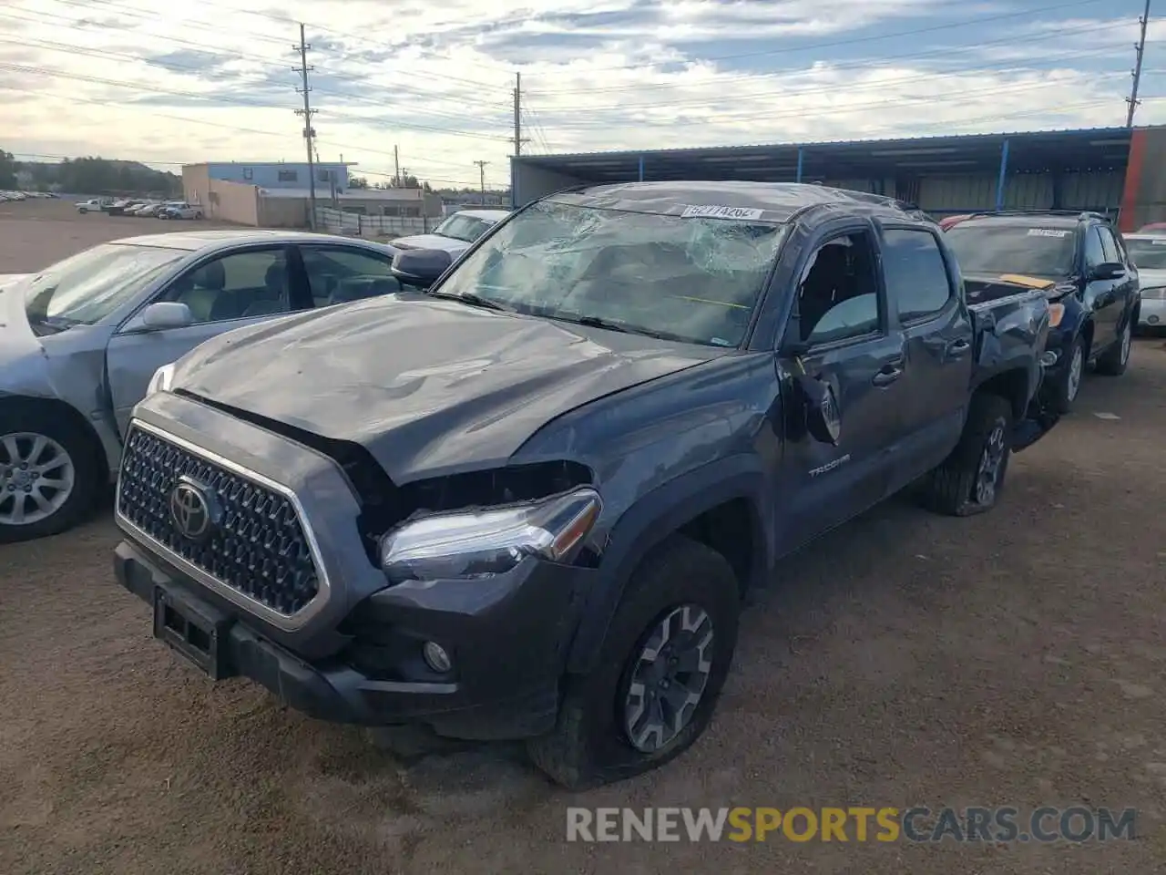 2 Фотография поврежденного автомобиля 3TMCZ5AN6KM247632 TOYOTA TACOMA 2019