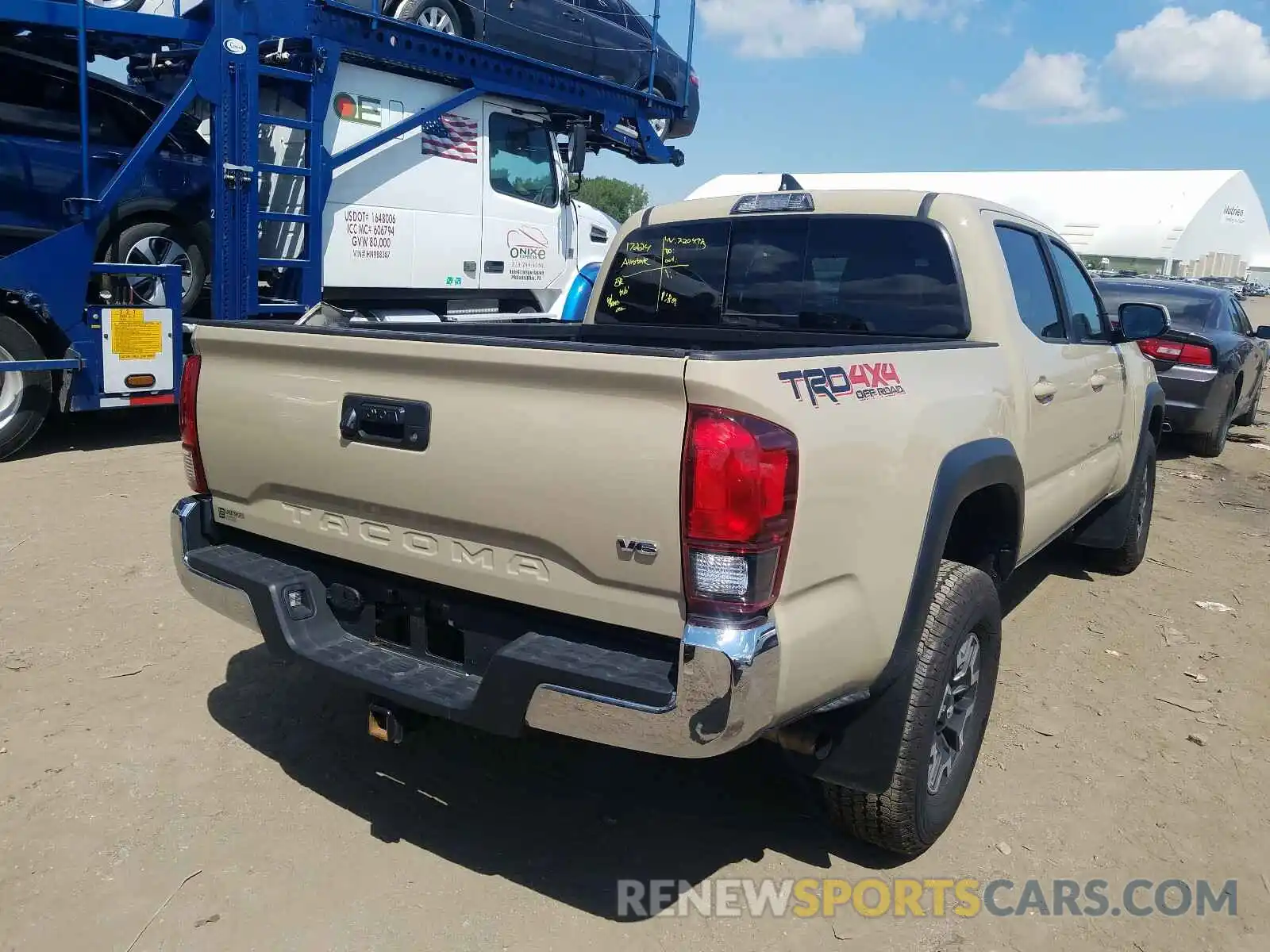 4 Photograph of a damaged car 3TMCZ5AN6KM247937 TOYOTA TACOMA 2019