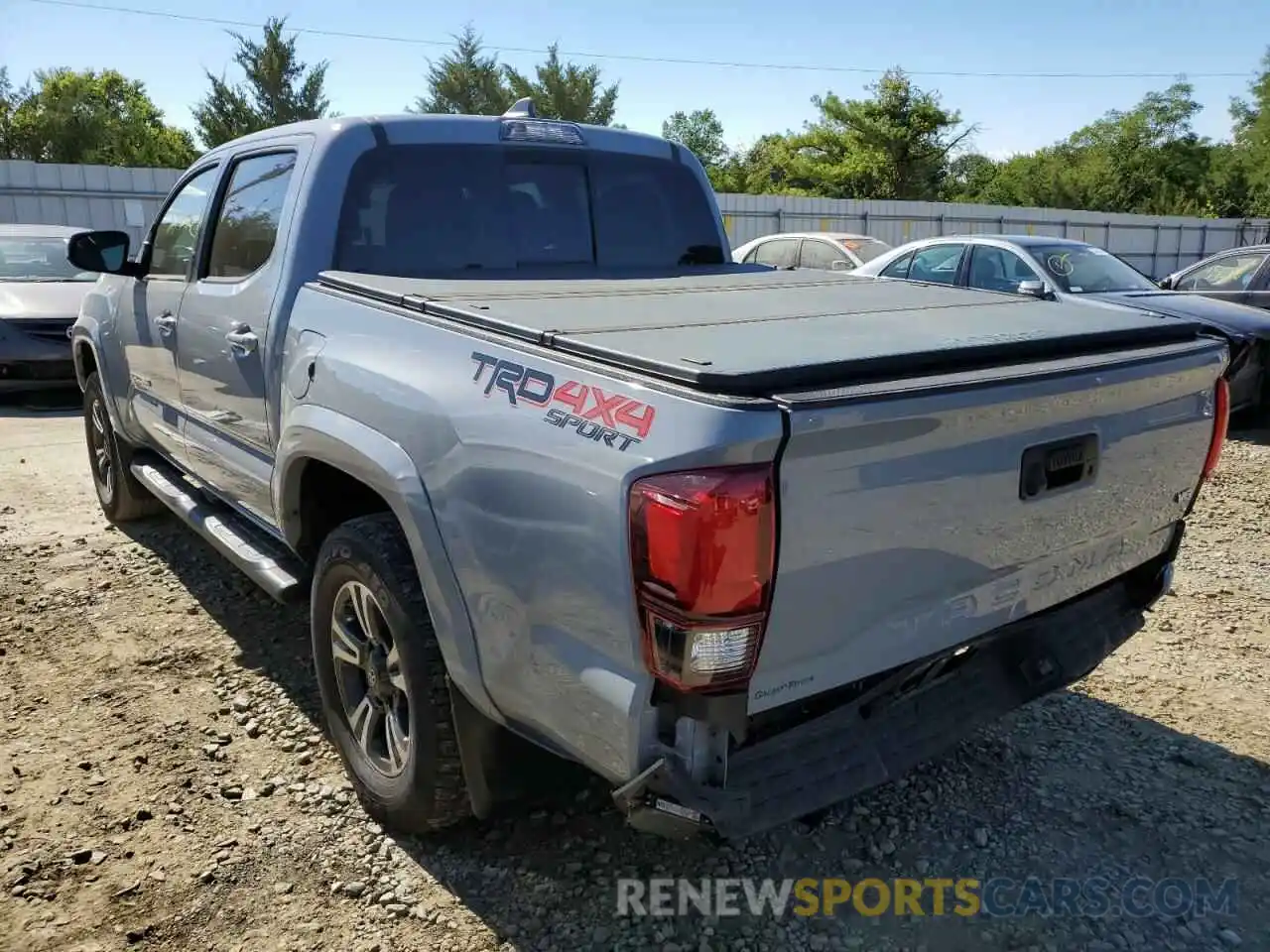 3 Photograph of a damaged car 3TMCZ5AN6KM248411 TOYOTA TACOMA 2019