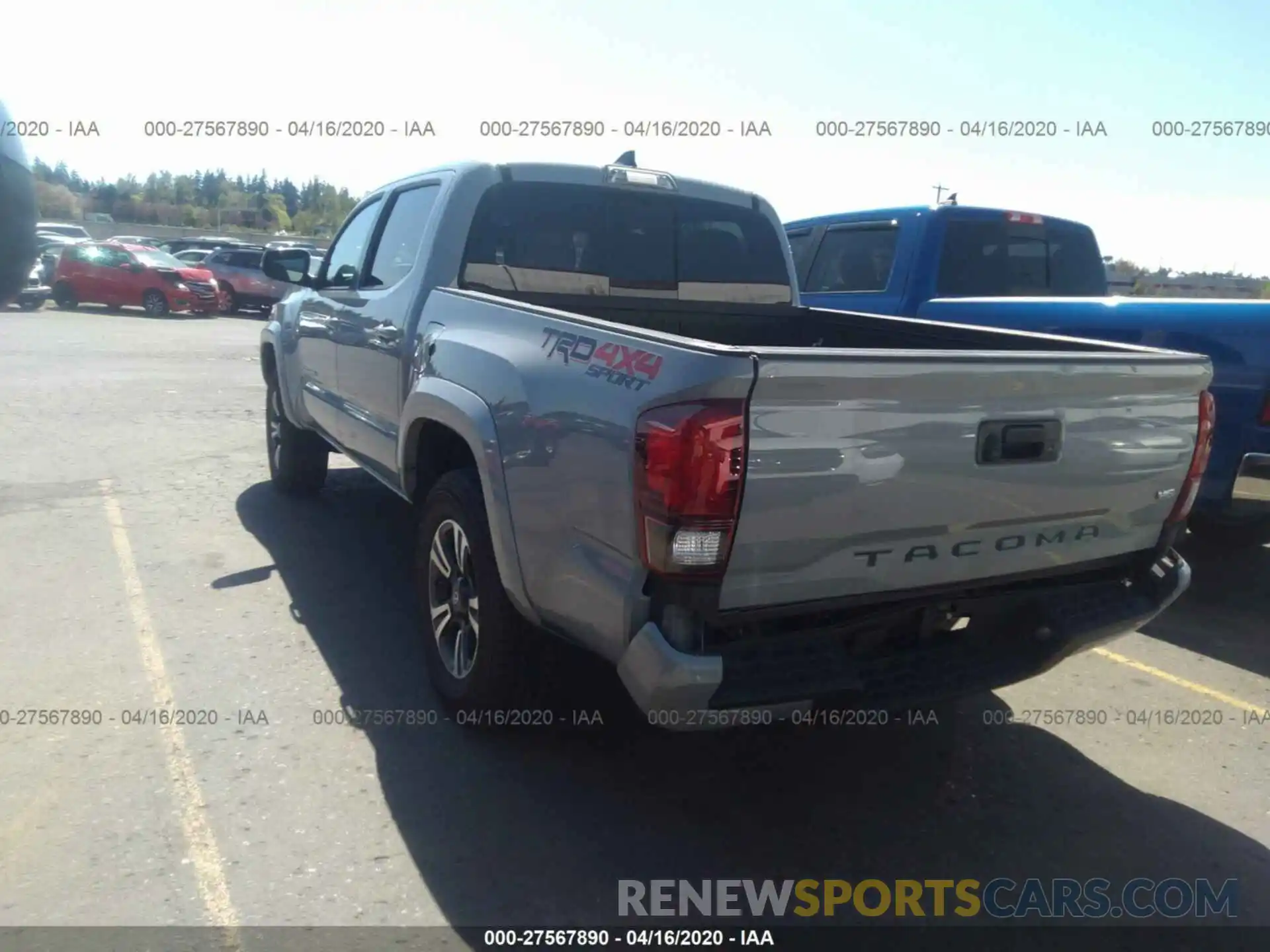 3 Photograph of a damaged car 3TMCZ5AN6KM249915 TOYOTA TACOMA 2019