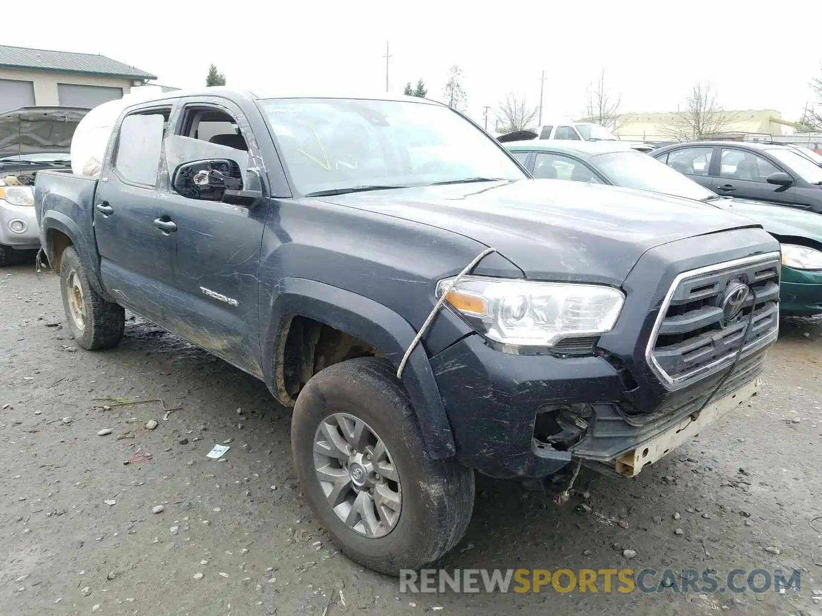 1 Photograph of a damaged car 3TMCZ5AN6KM251051 TOYOTA TACOMA 2019