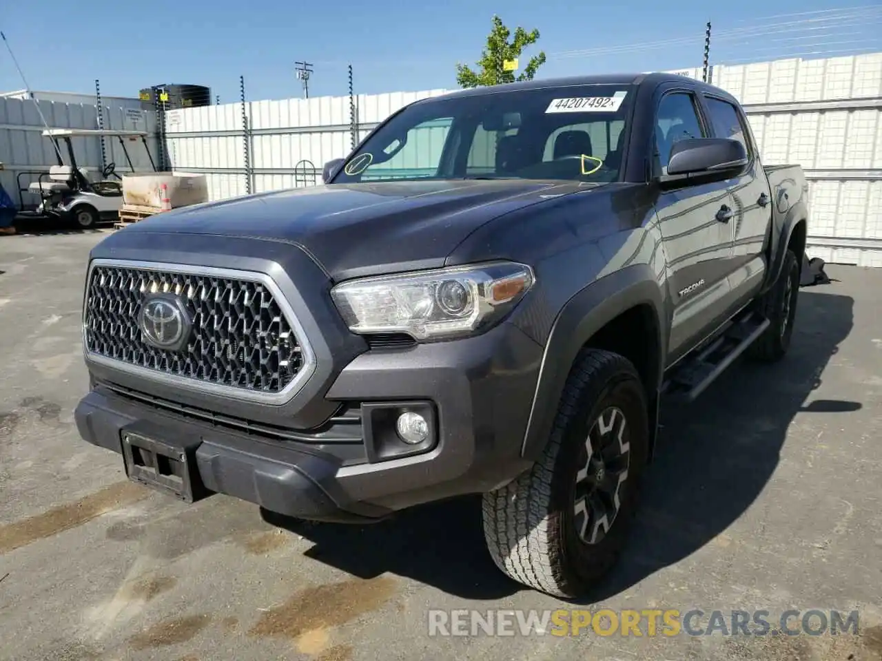 2 Photograph of a damaged car 3TMCZ5AN6KM253883 TOYOTA TACOMA 2019