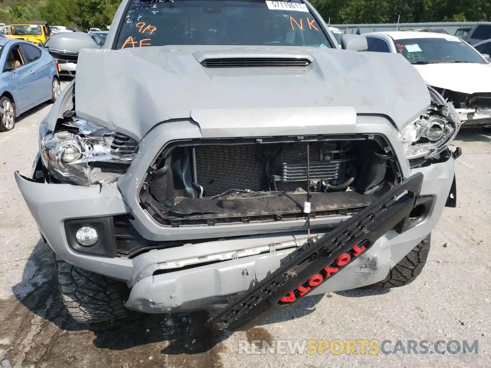 9 Photograph of a damaged car 3TMCZ5AN6KM254368 TOYOTA TACOMA 2019