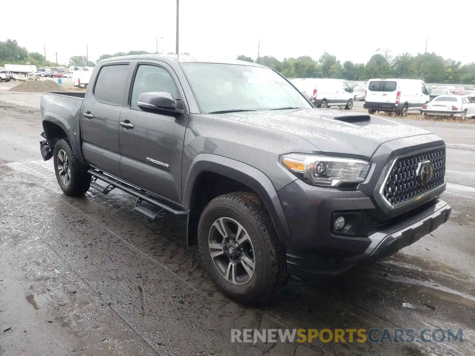 1 Photograph of a damaged car 3TMCZ5AN6KM260350 TOYOTA TACOMA 2019