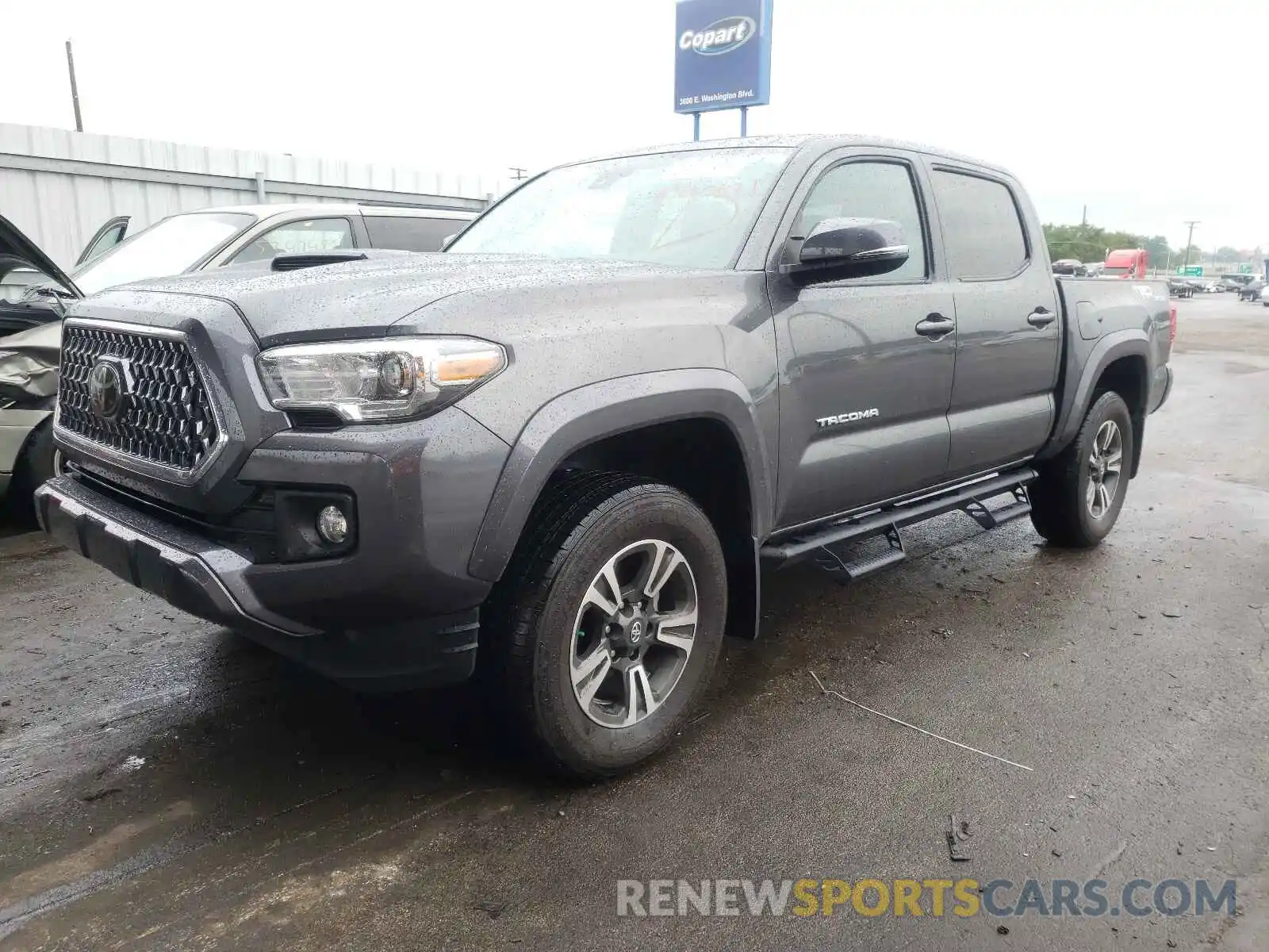 2 Photograph of a damaged car 3TMCZ5AN6KM260350 TOYOTA TACOMA 2019