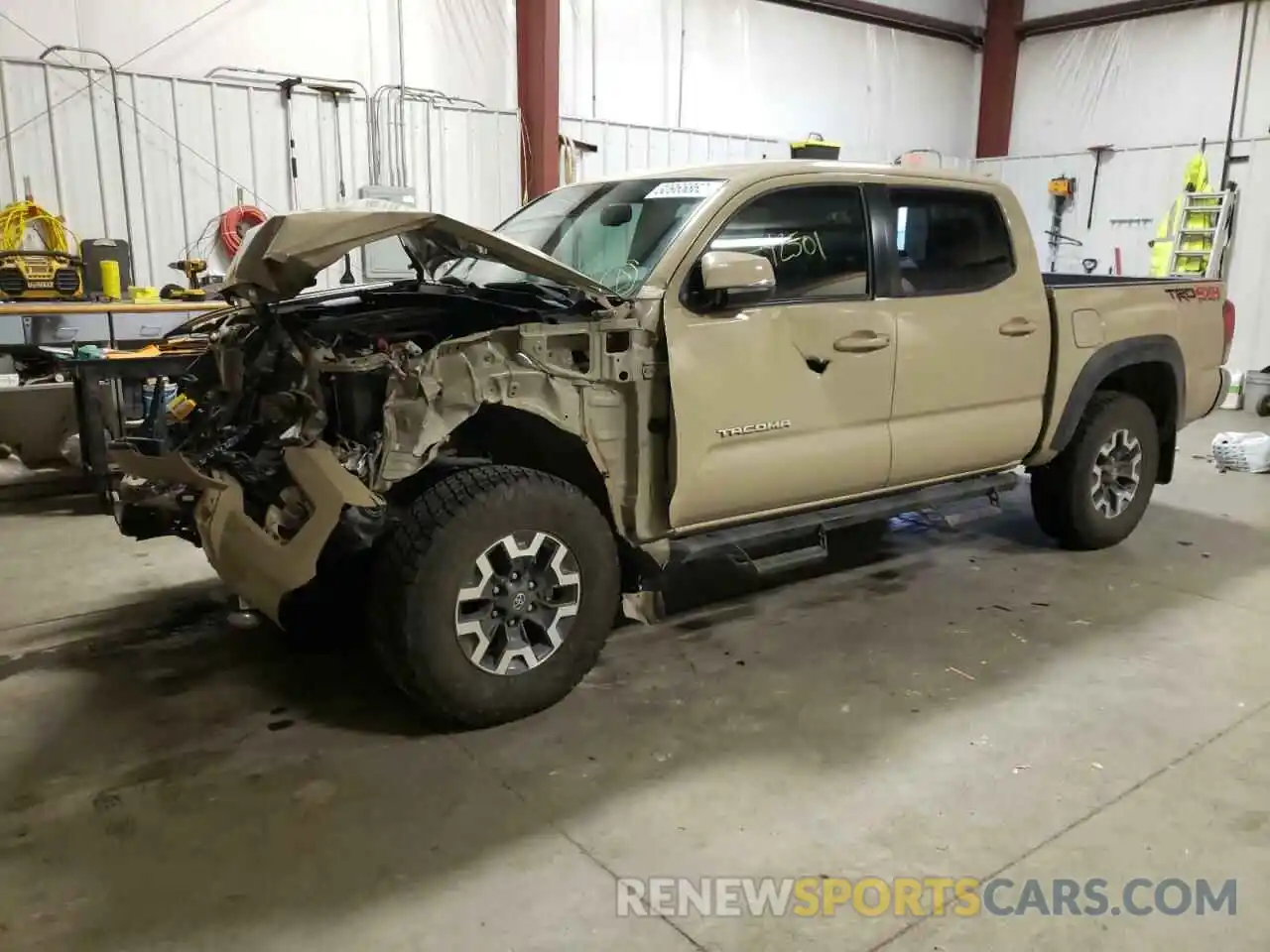 2 Photograph of a damaged car 3TMCZ5AN6KM260395 TOYOTA TACOMA 2019