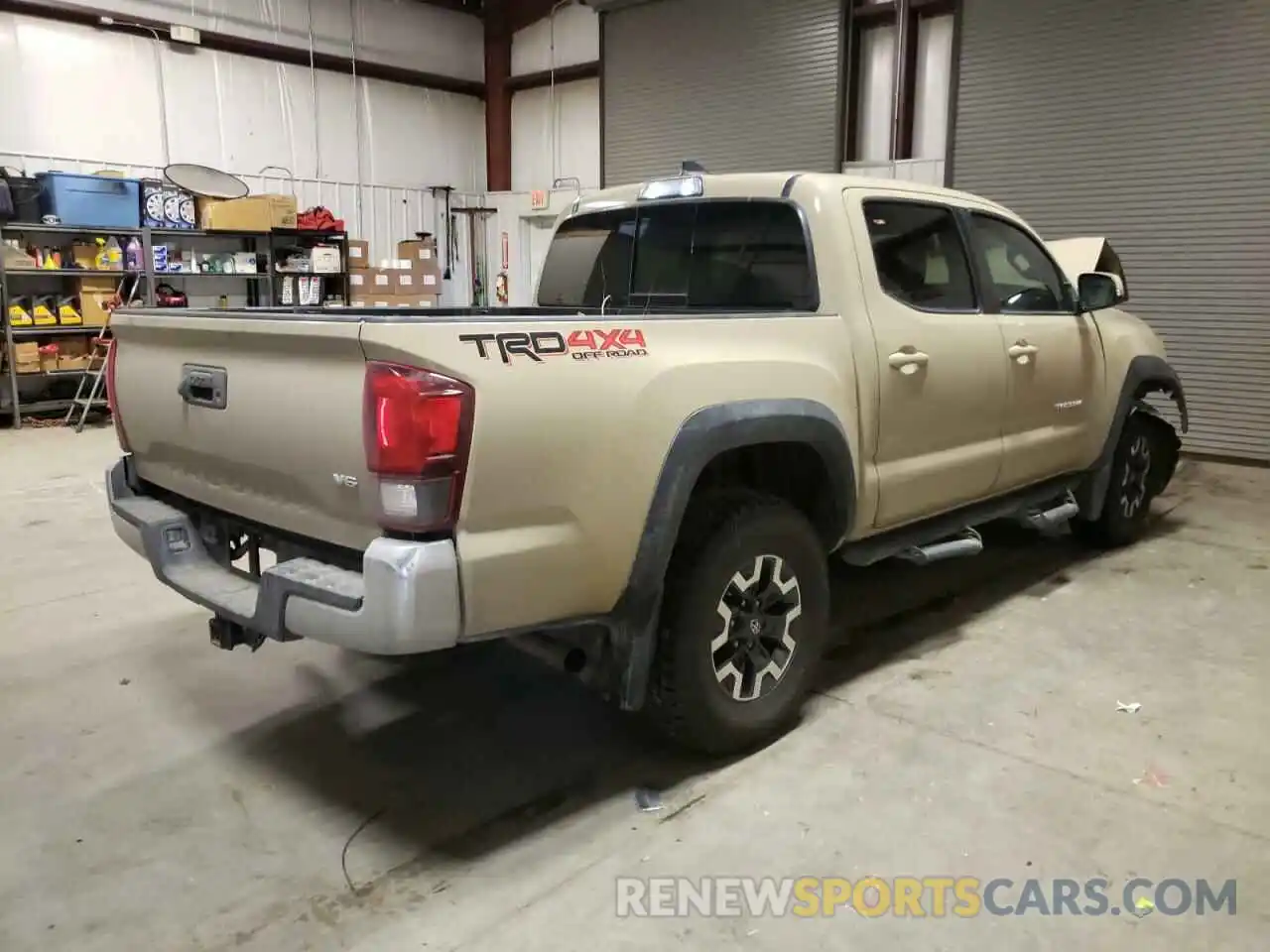 4 Photograph of a damaged car 3TMCZ5AN6KM260395 TOYOTA TACOMA 2019