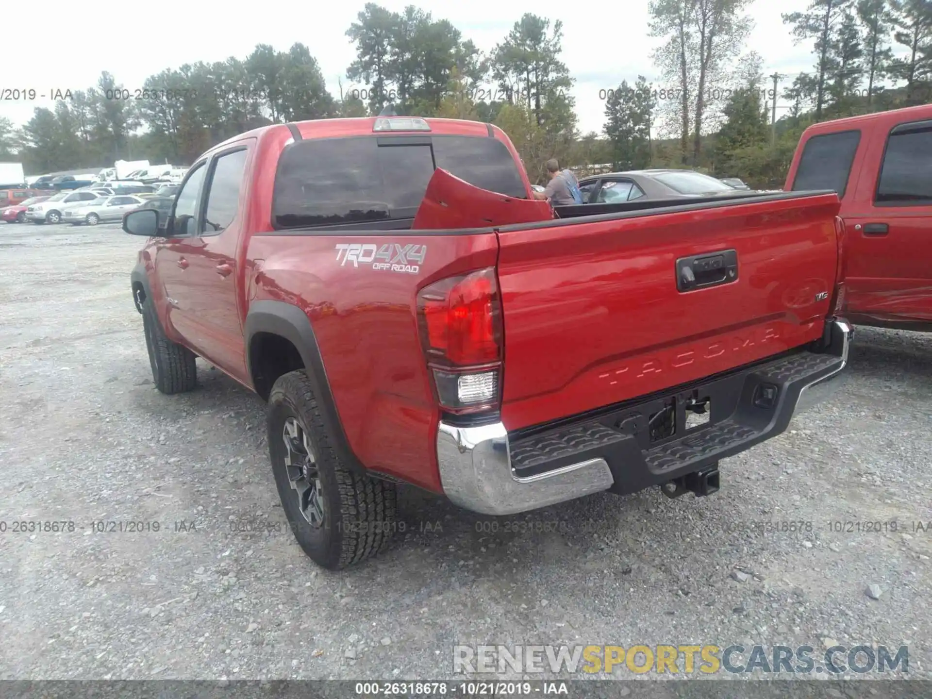 3 Photograph of a damaged car 3TMCZ5AN6KM261465 TOYOTA TACOMA 2019