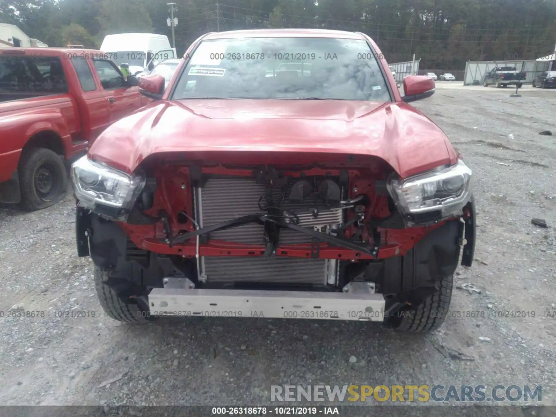 6 Photograph of a damaged car 3TMCZ5AN6KM261465 TOYOTA TACOMA 2019