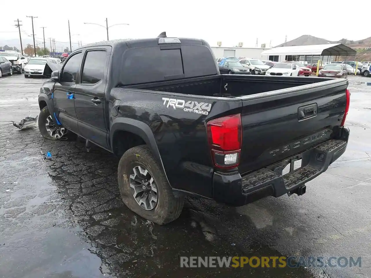 3 Photograph of a damaged car 3TMCZ5AN6KM263054 TOYOTA TACOMA 2019