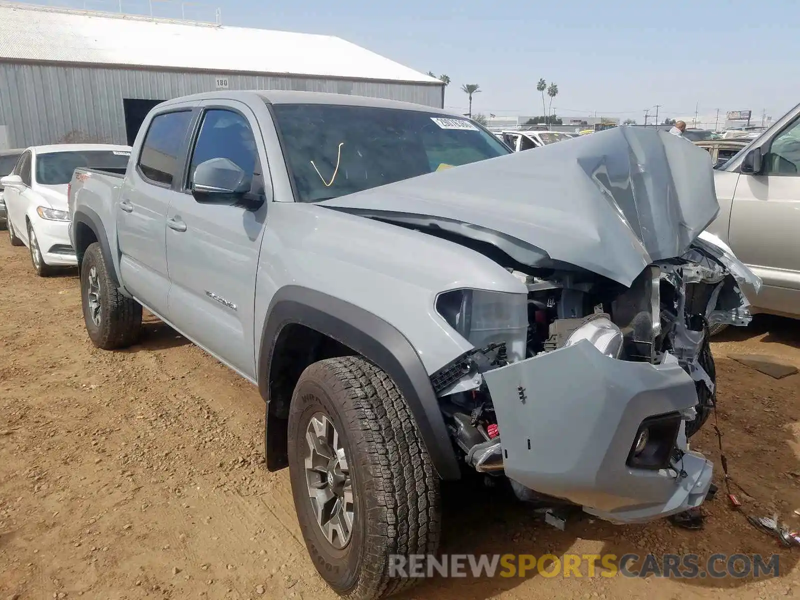 1 Photograph of a damaged car 3TMCZ5AN6KM263541 TOYOTA TACOMA 2019