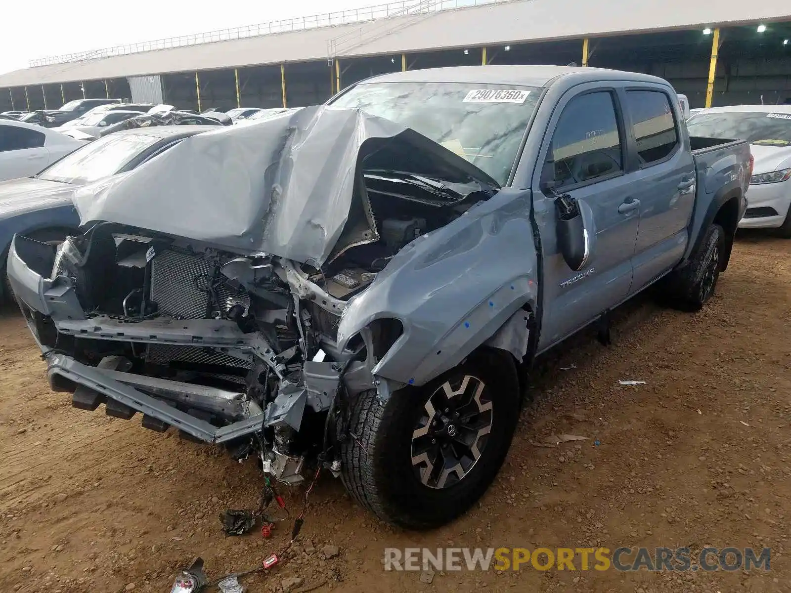 2 Photograph of a damaged car 3TMCZ5AN6KM263541 TOYOTA TACOMA 2019