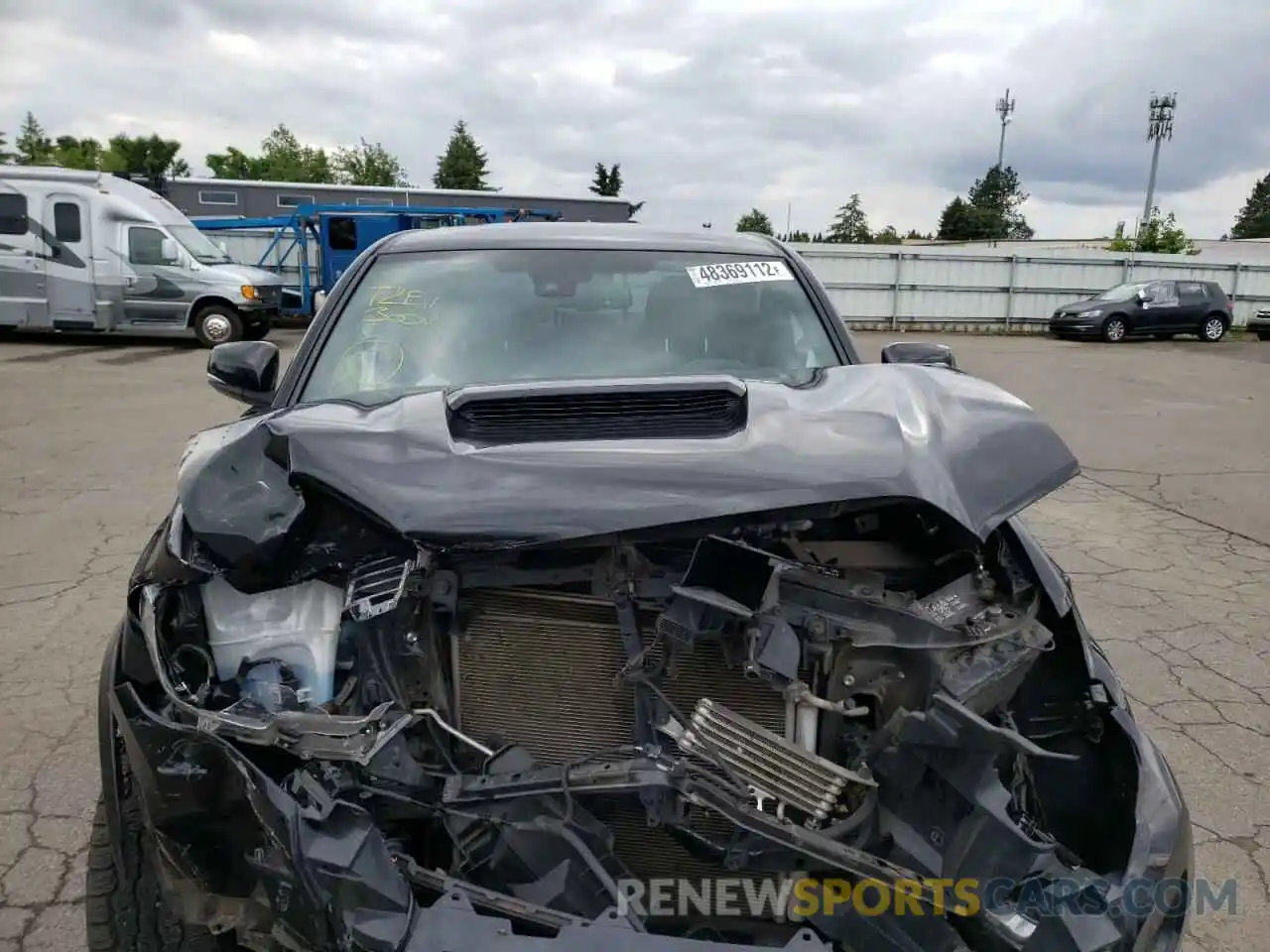 7 Photograph of a damaged car 3TMCZ5AN6KM266732 TOYOTA TACOMA 2019