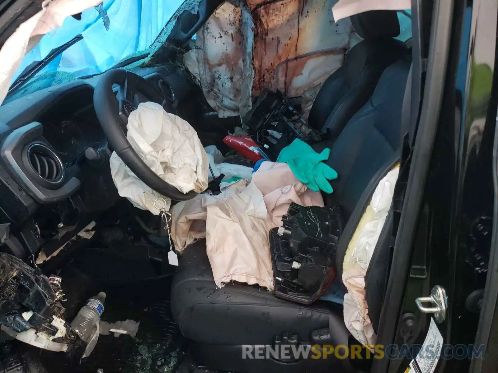 5 Photograph of a damaged car 3TMCZ5AN6KM266794 TOYOTA TACOMA 2019