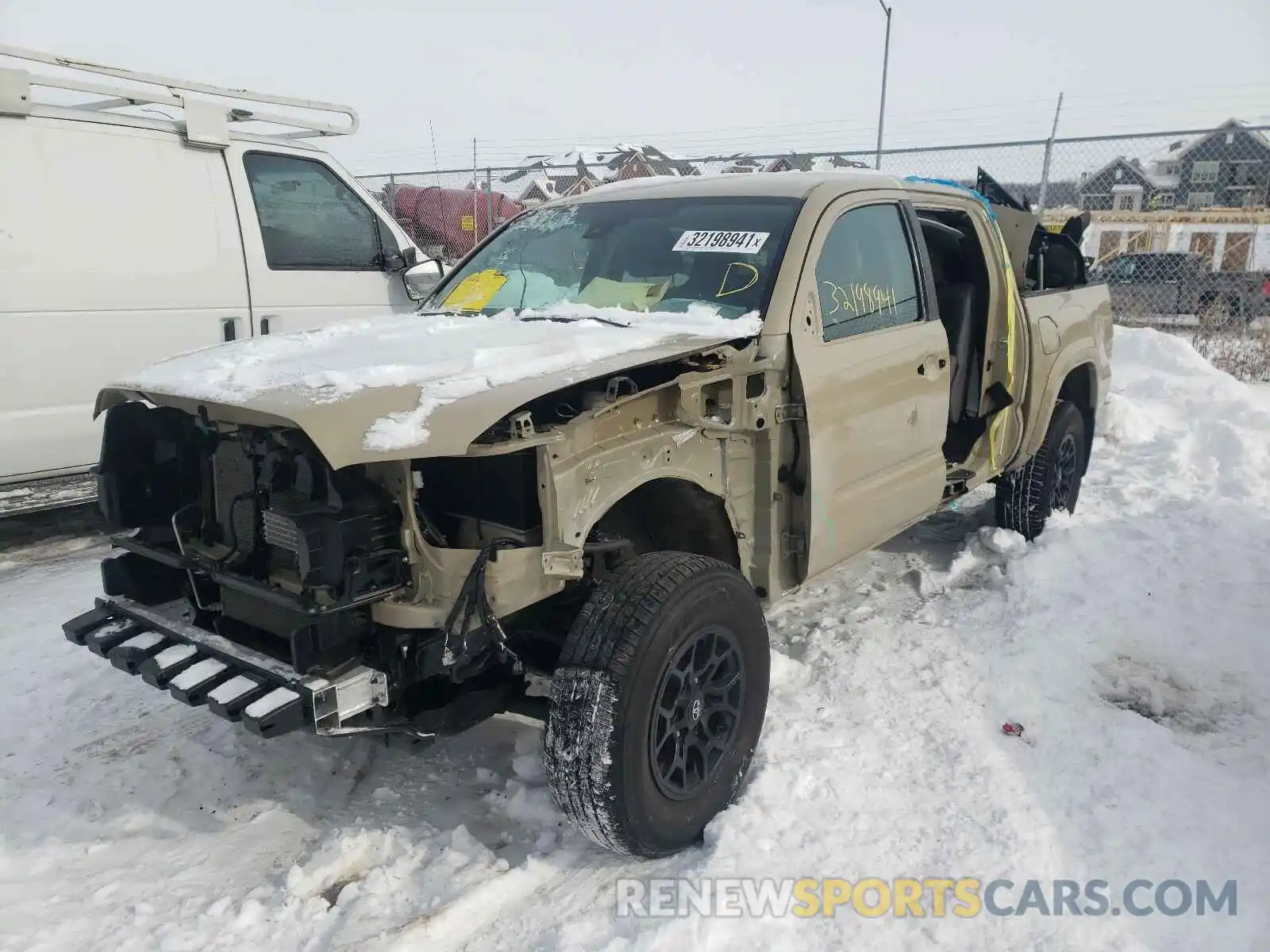 2 Photograph of a damaged car 3TMCZ5AN6KM267699 TOYOTA TACOMA 2019