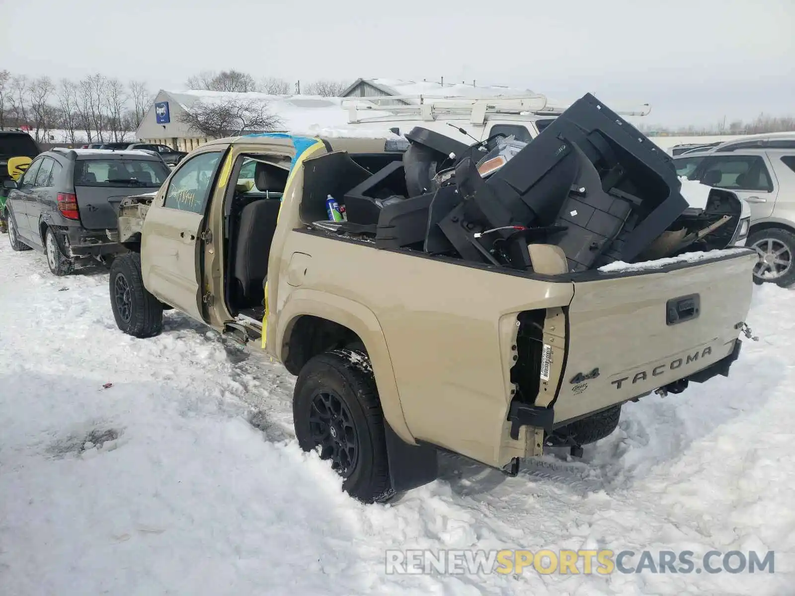 3 Photograph of a damaged car 3TMCZ5AN6KM267699 TOYOTA TACOMA 2019