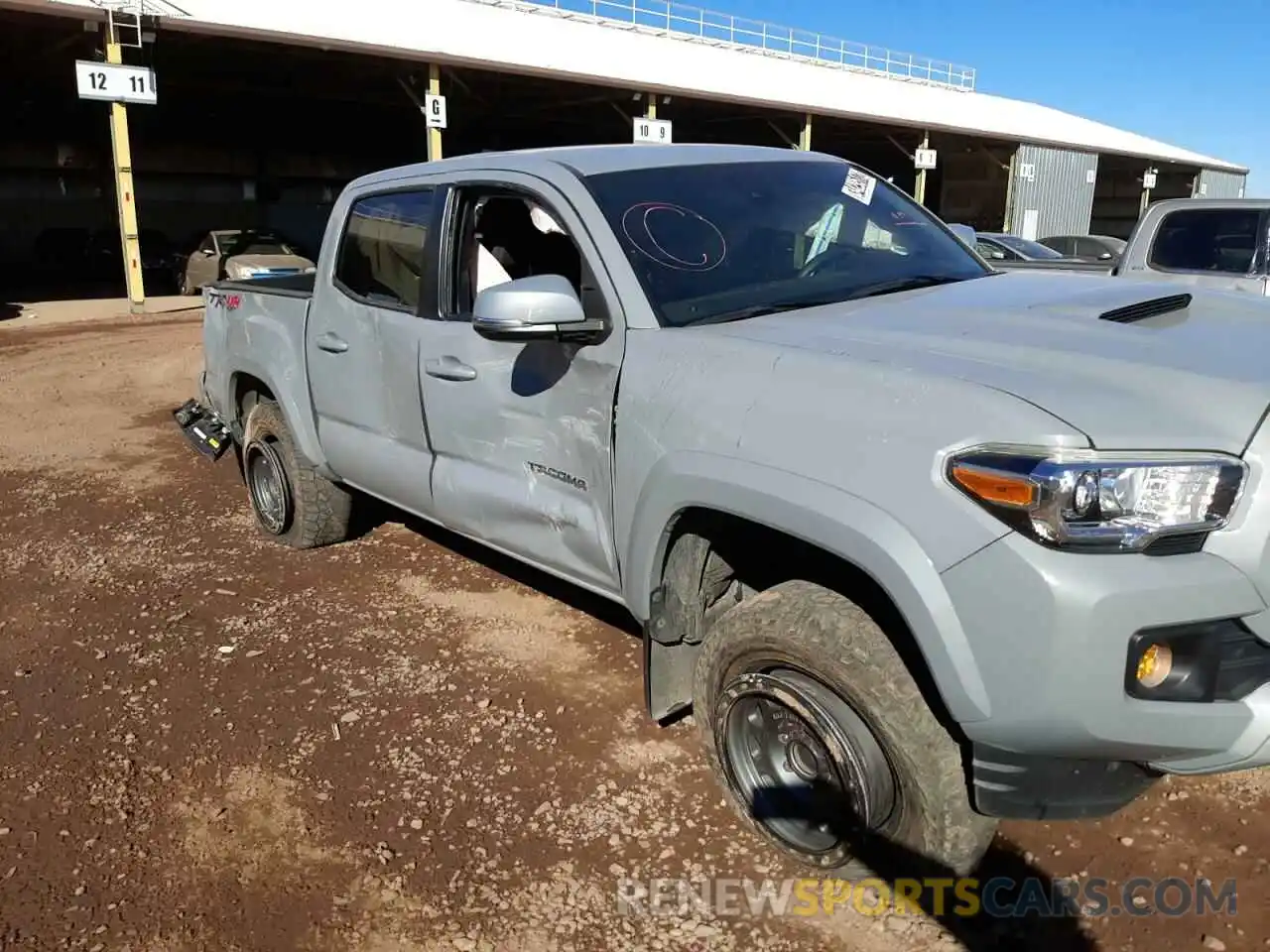 9 Photograph of a damaged car 3TMCZ5AN6KM268321 TOYOTA TACOMA 2019