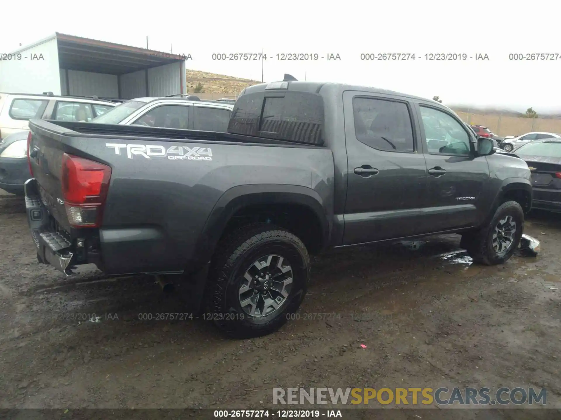 4 Photograph of a damaged car 3TMCZ5AN6KM268397 TOYOTA TACOMA 2019